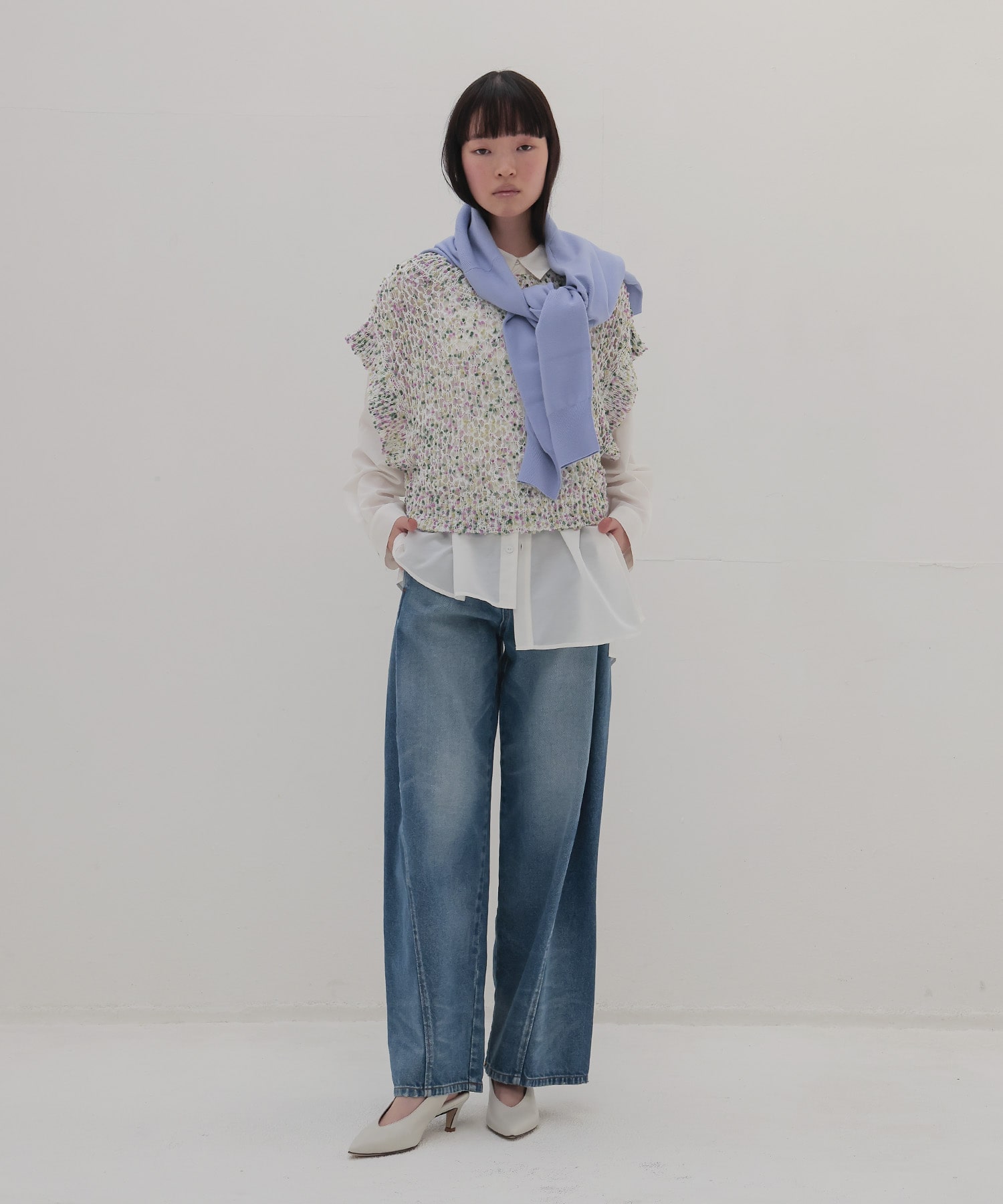 1990 barrel denim pants