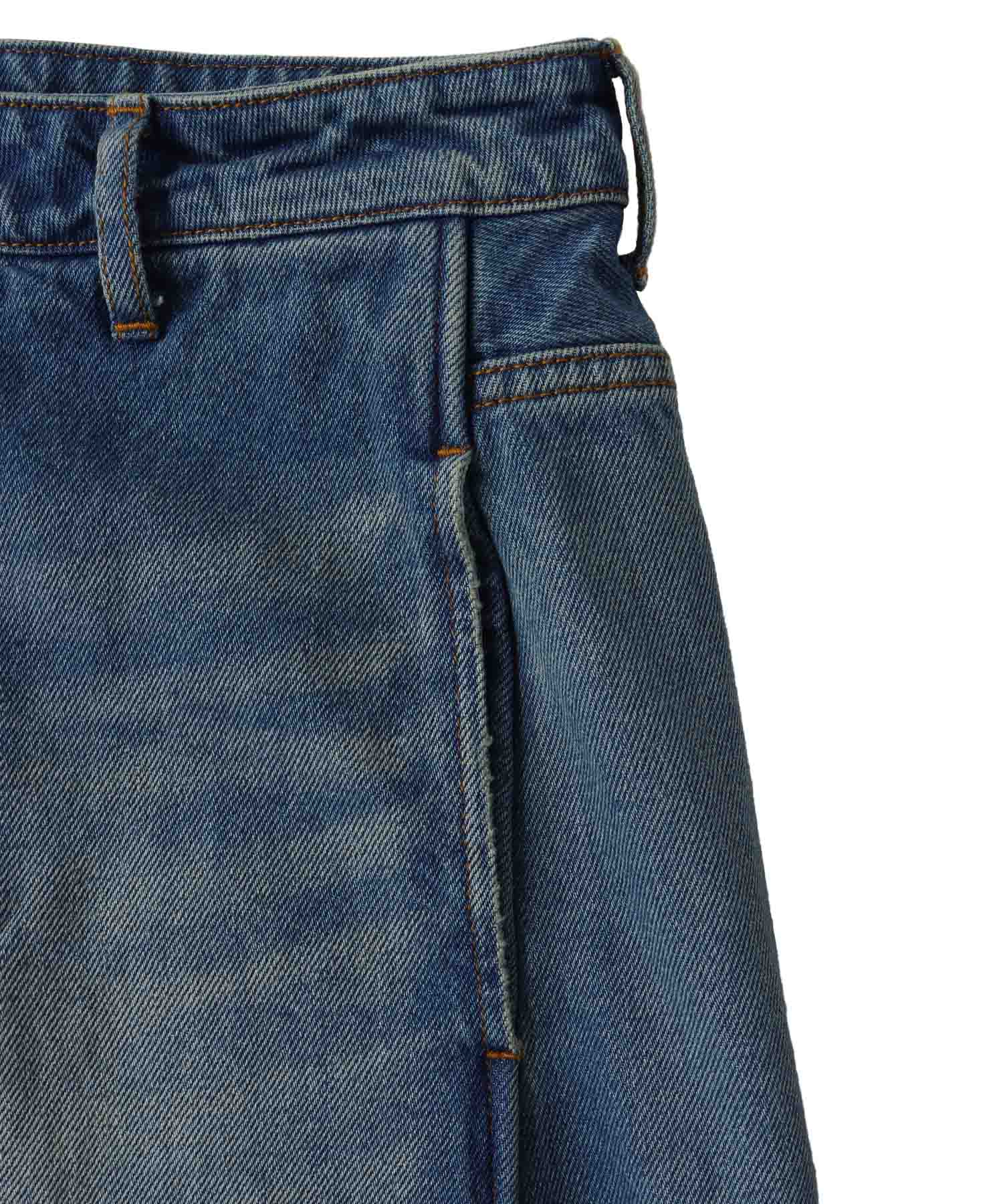 1990 barrel denim pants
