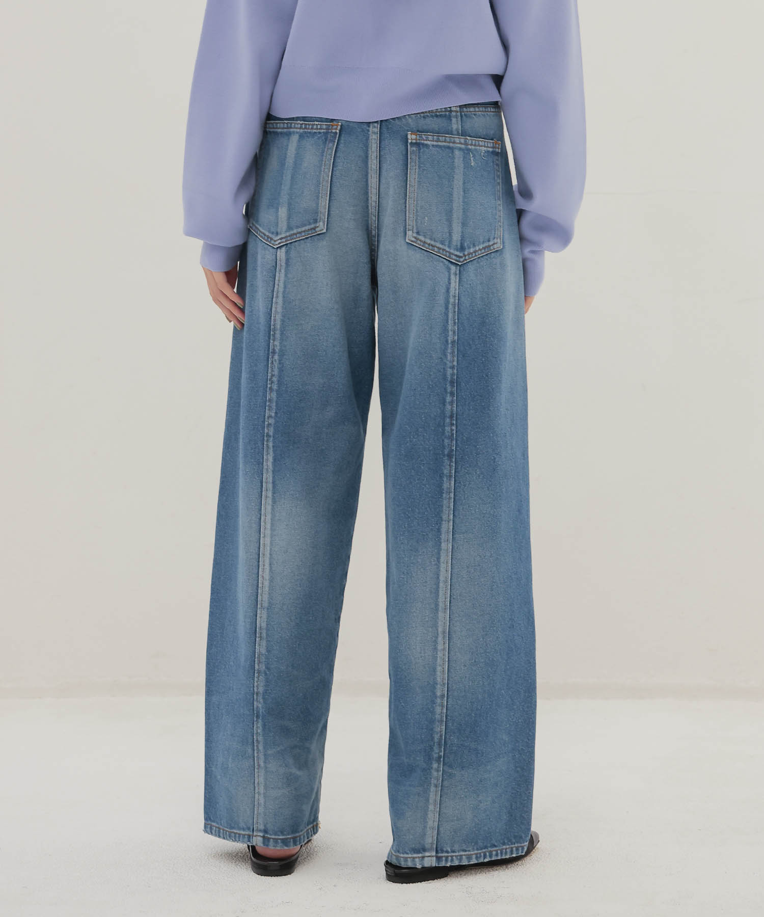 1990 barrel denim pants