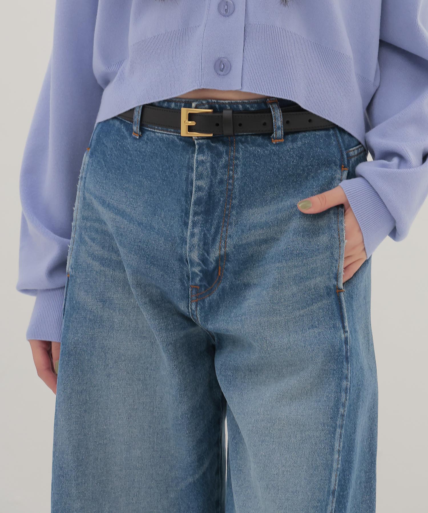 1990 barrel denim pants