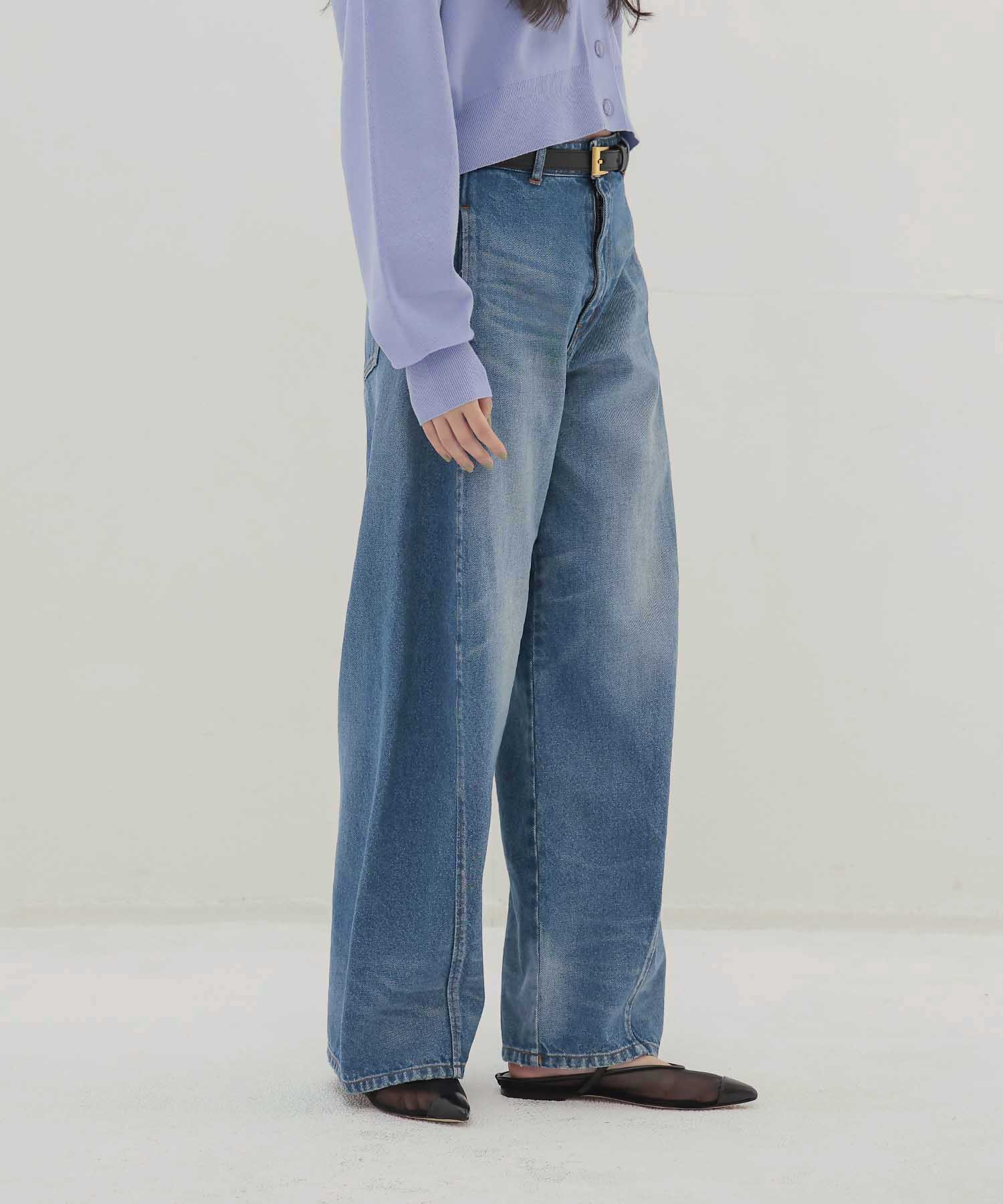 1990 barrel denim pants