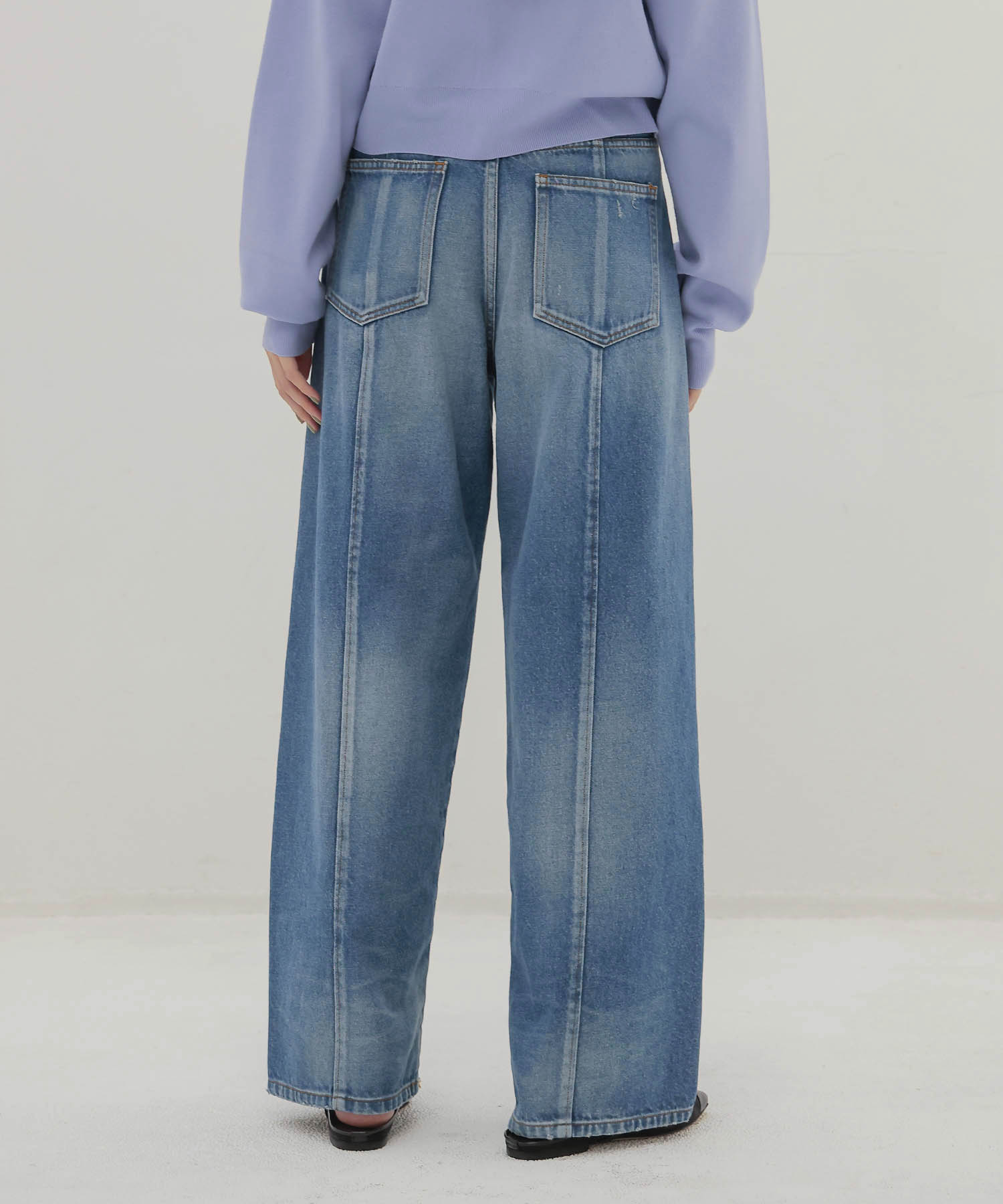 1990 barrel denim pants