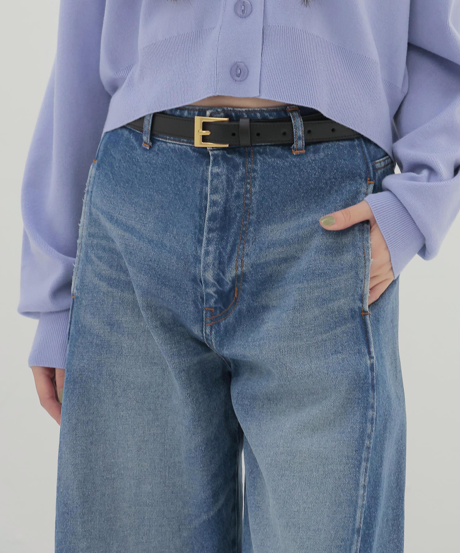 1990 barrel denim pants