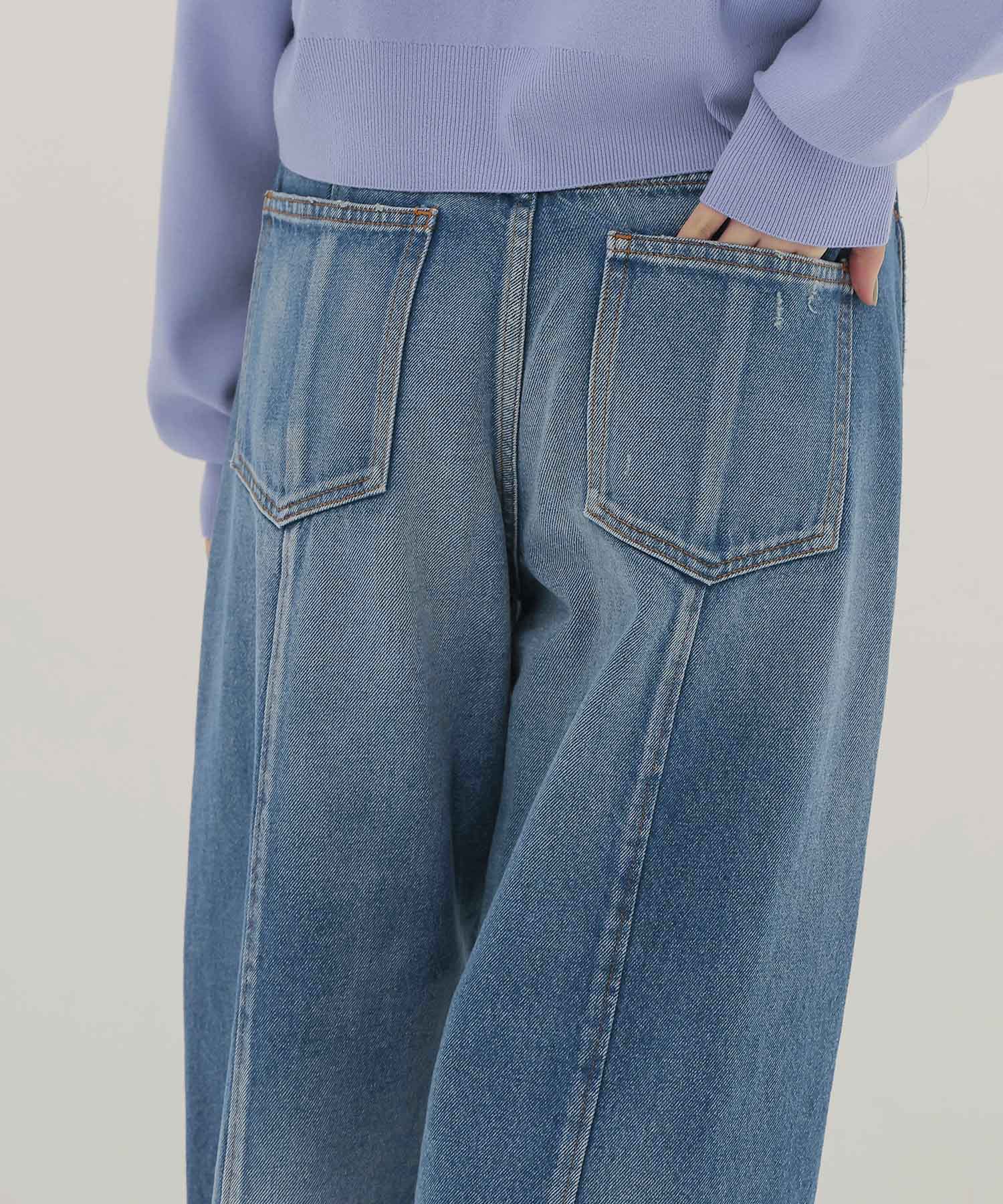 1990 barrel denim pants