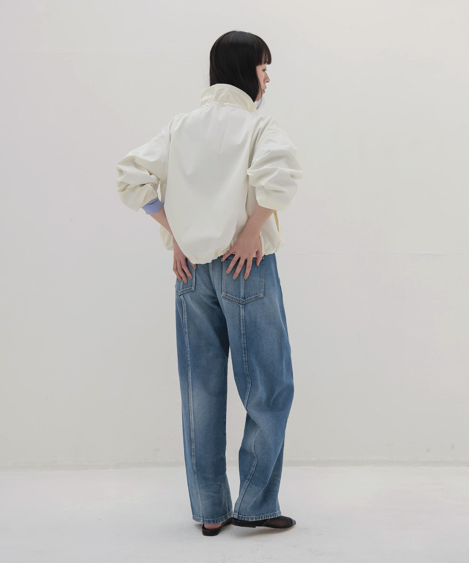 1990 barrel denim pants