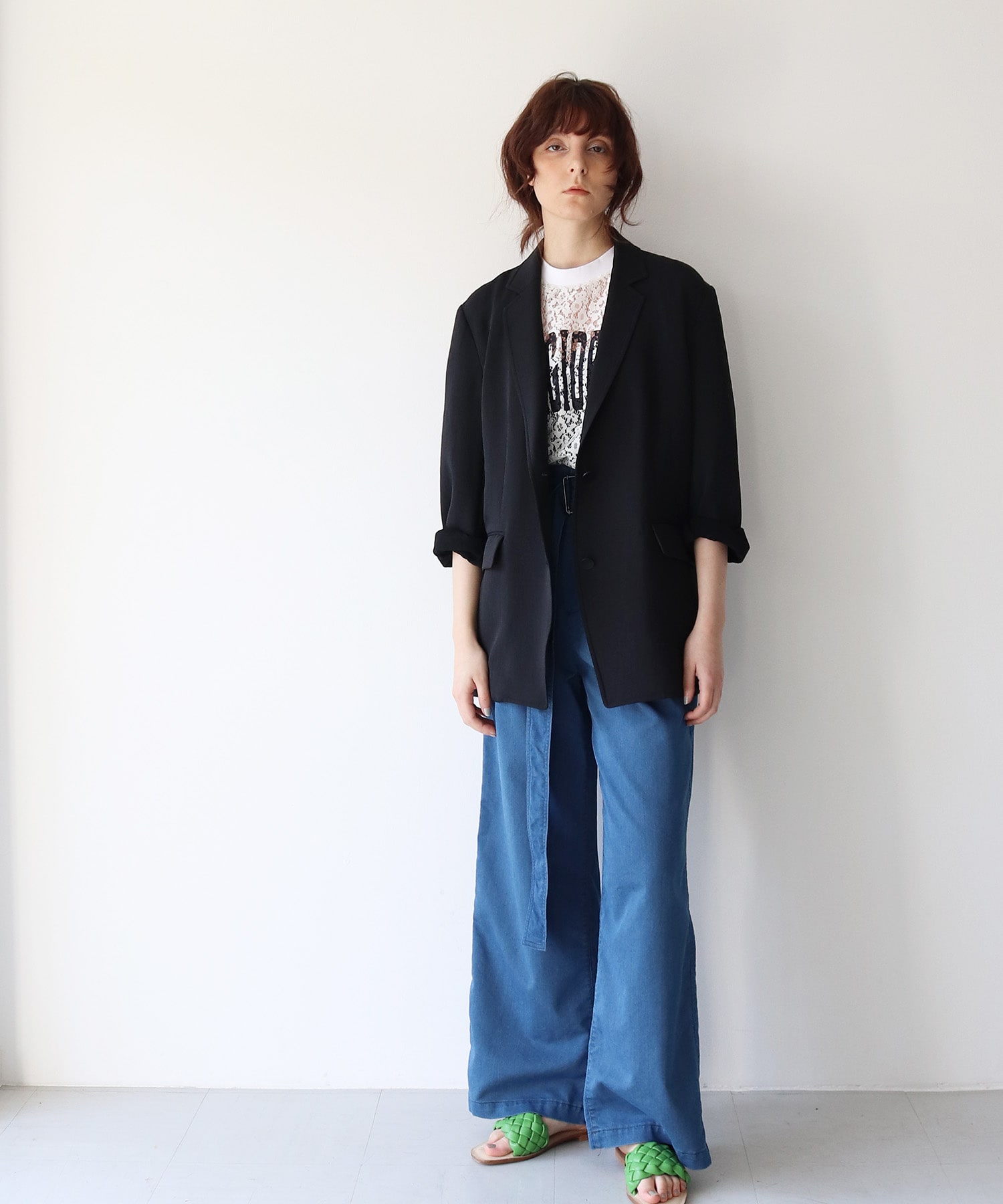 staple shrink tailored jacket