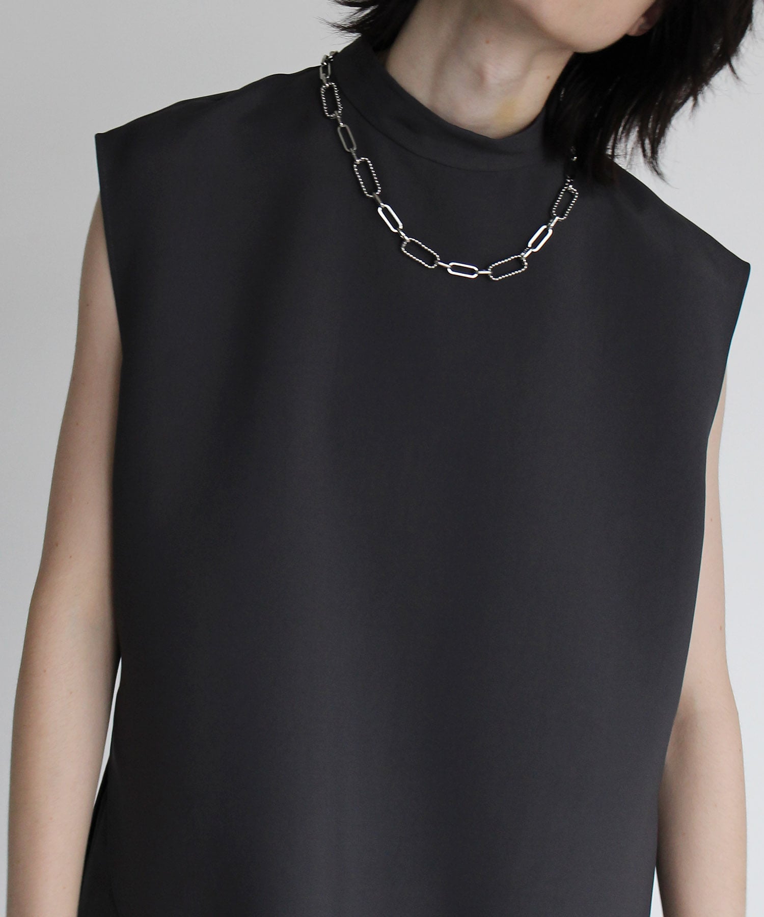 doublecross sleeveless blouse