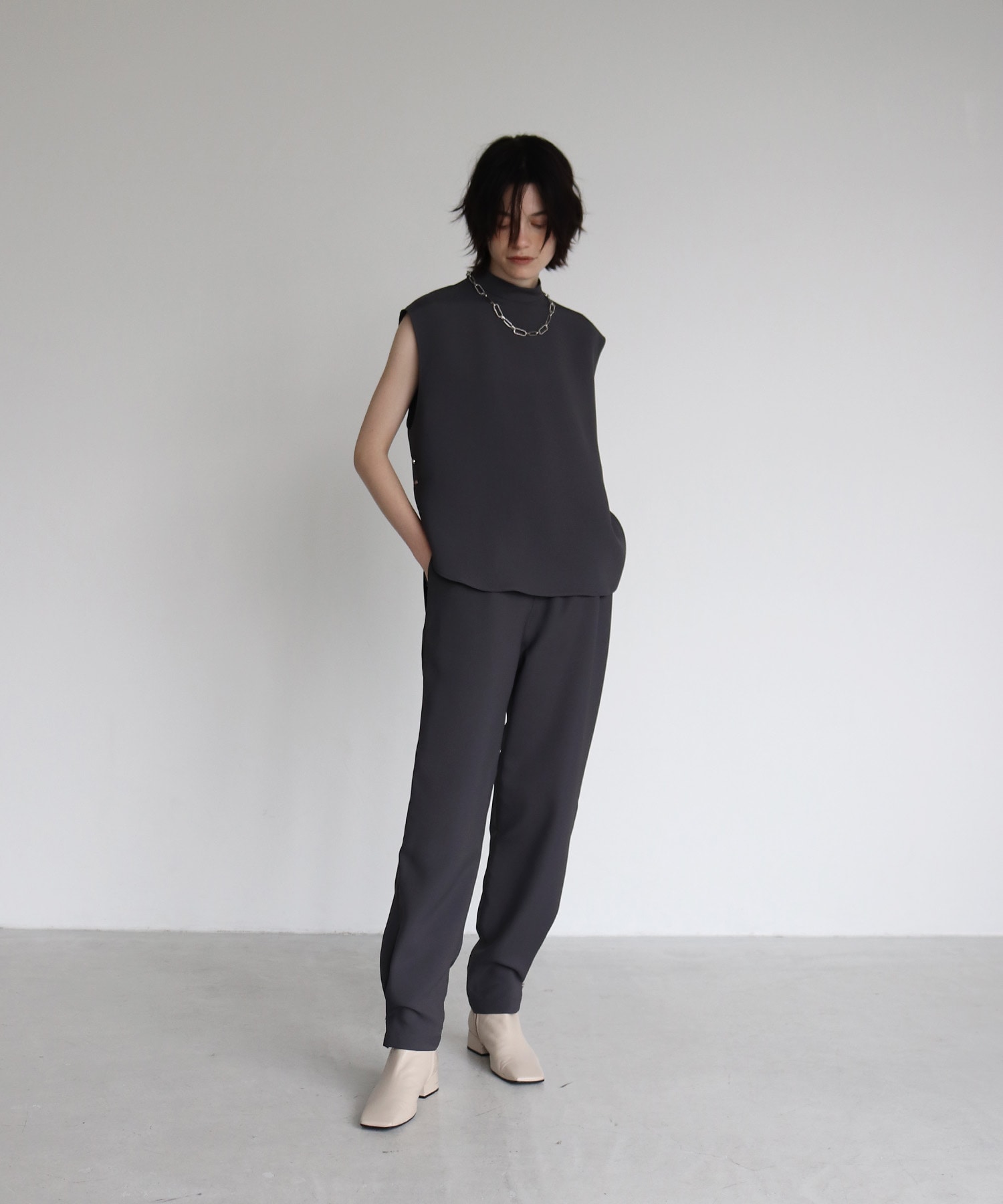 doublecross 2way hem pants