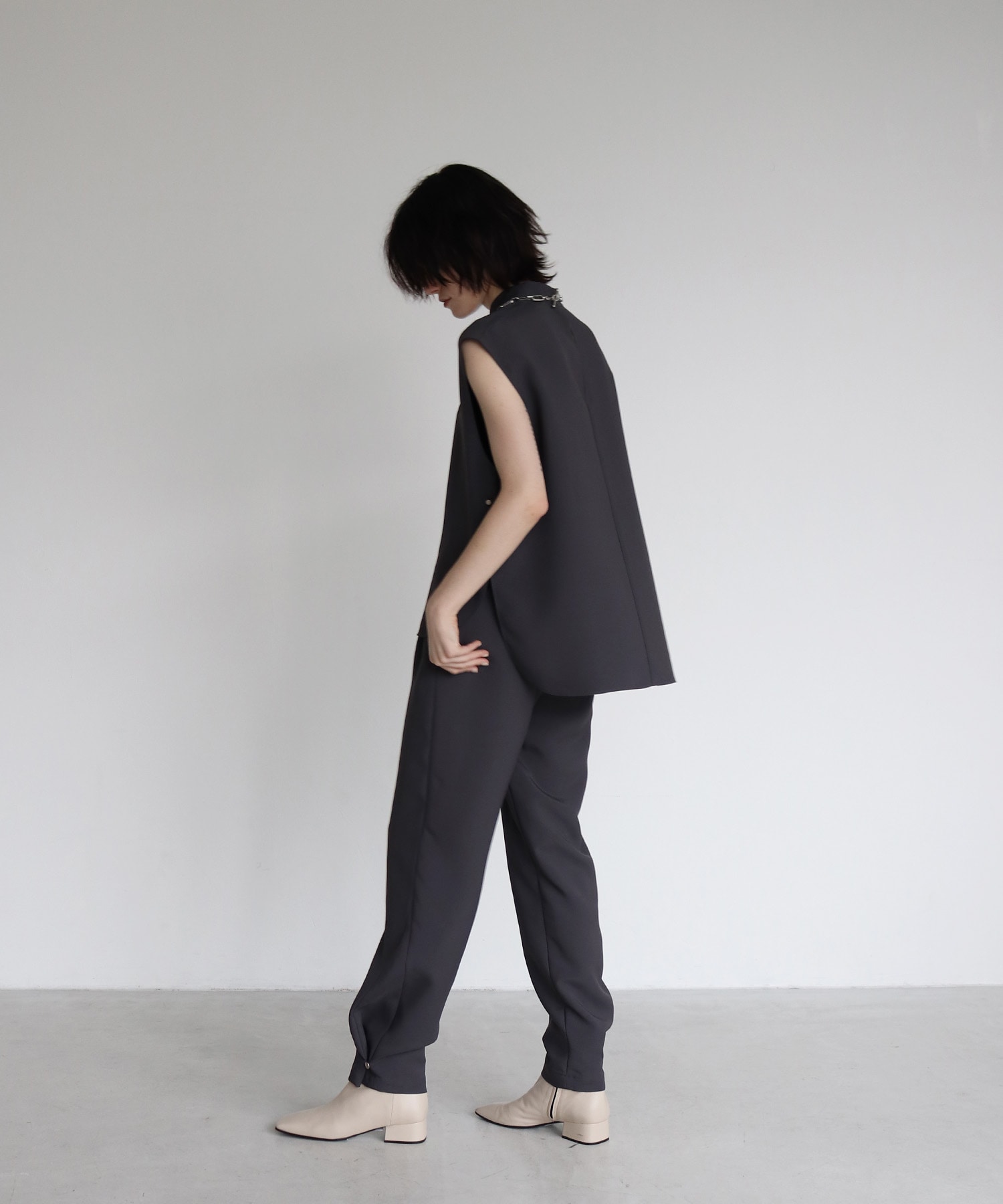 doublecross 2way hem pants