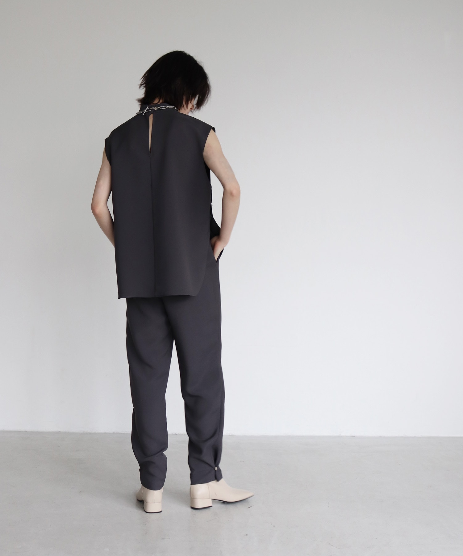 doublecross 2way hem pants