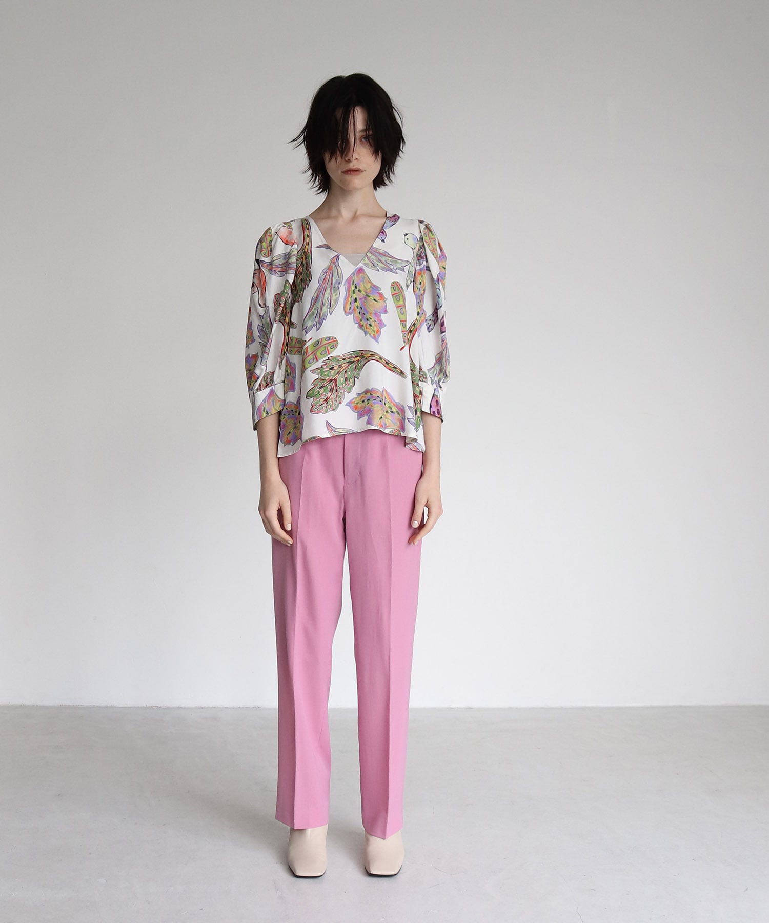 T/W straight pants