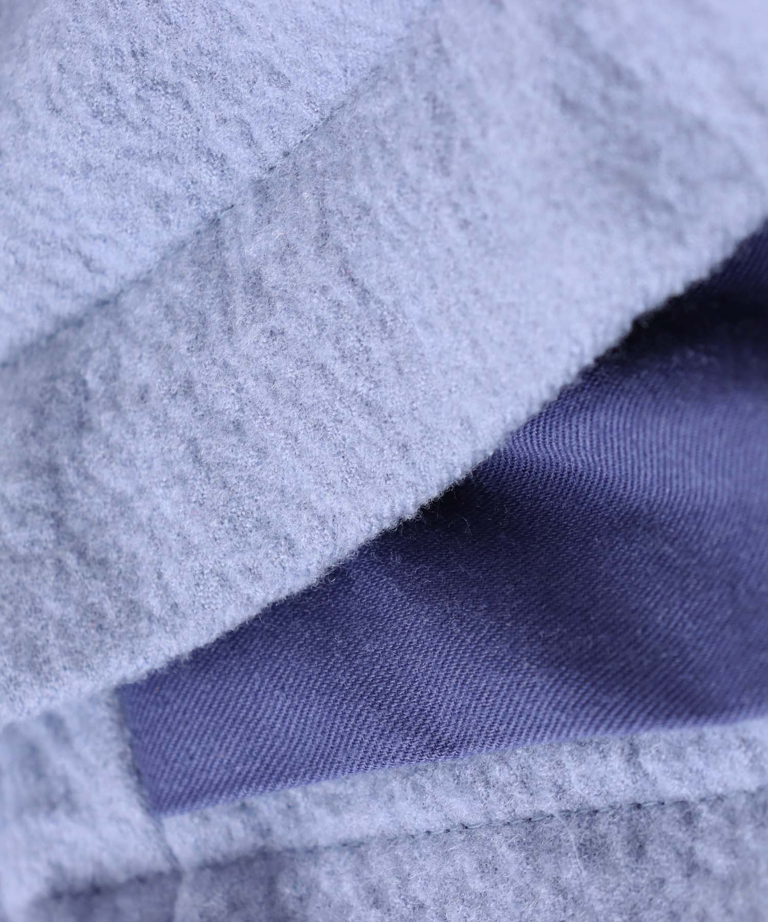 back zip no collar short coat