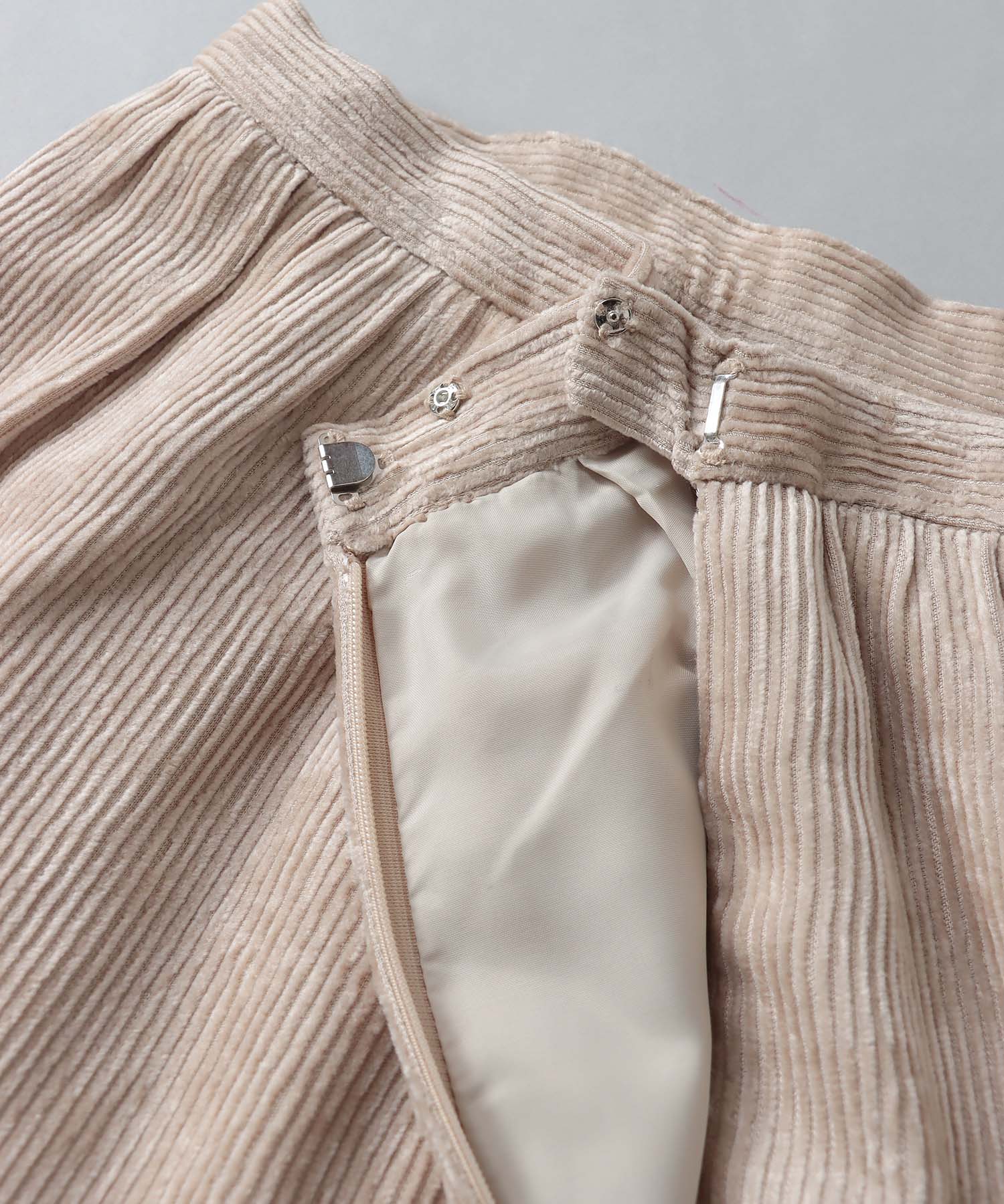 flare corduroy skirt