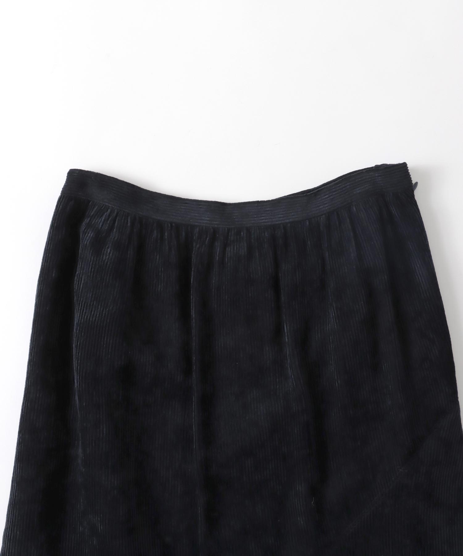 flare corduroy skirt