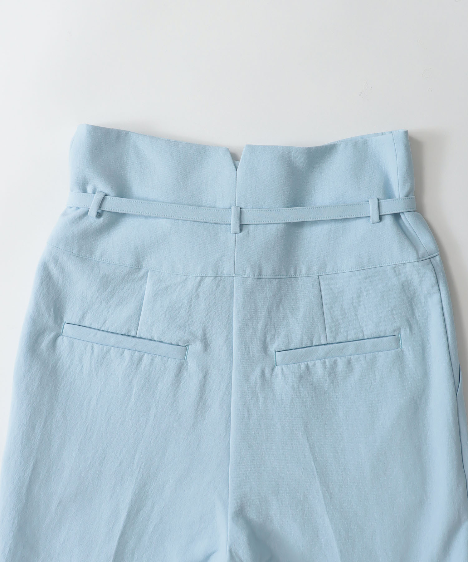 high waist pin tuck pants