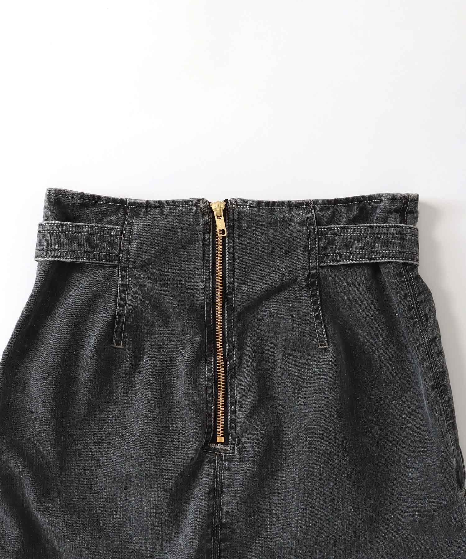 pigment coating cotton skirt