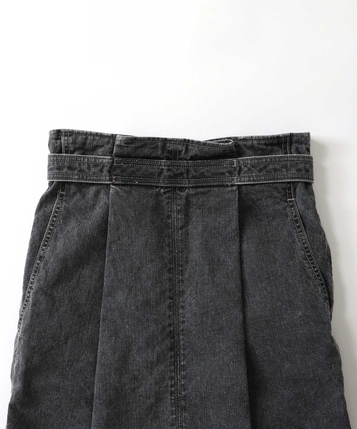 pigment coating cotton skirt