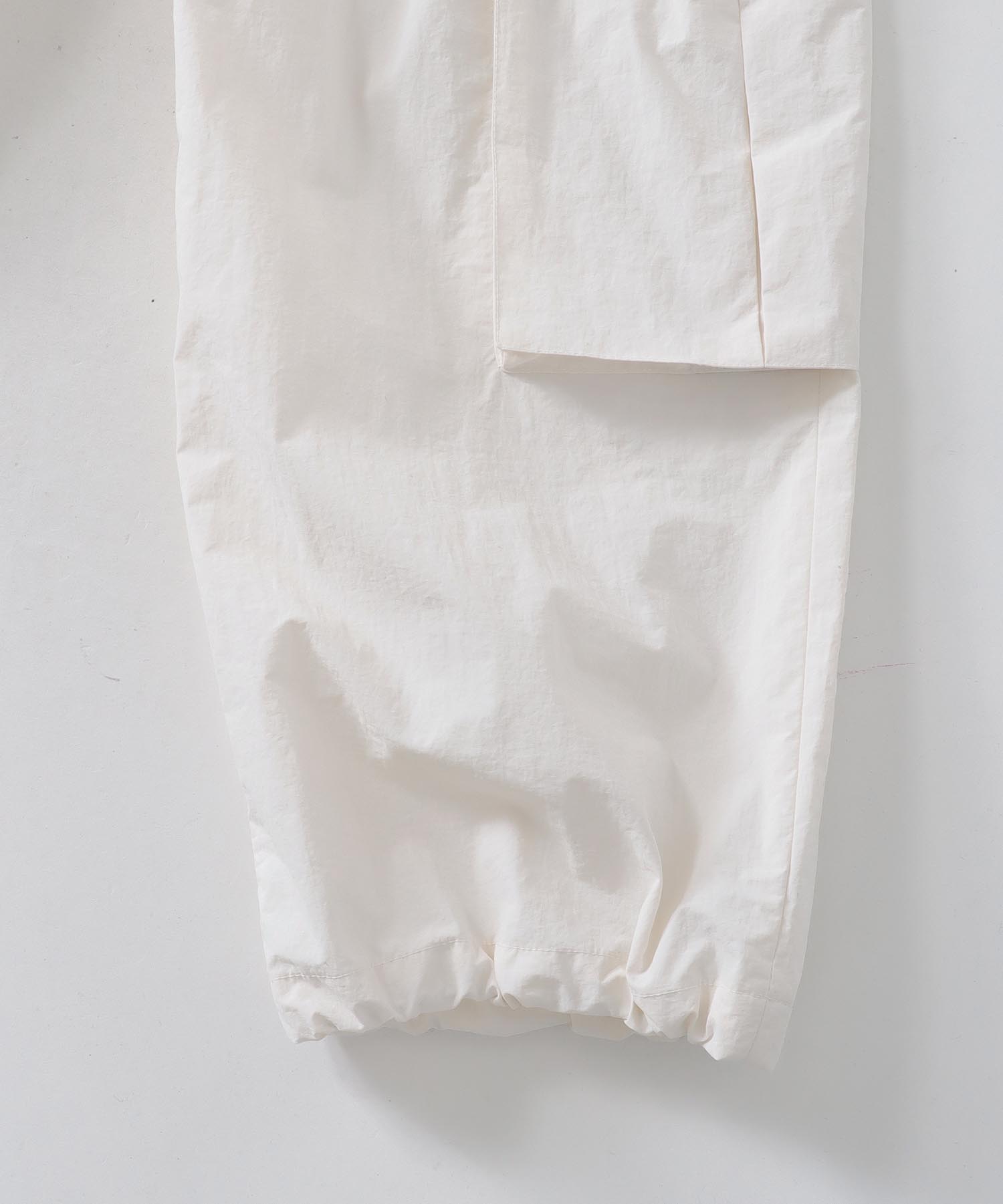 nylon utility belted pants