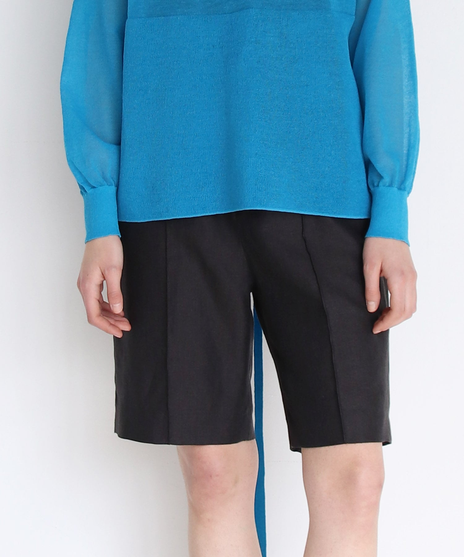 wool linen half pants