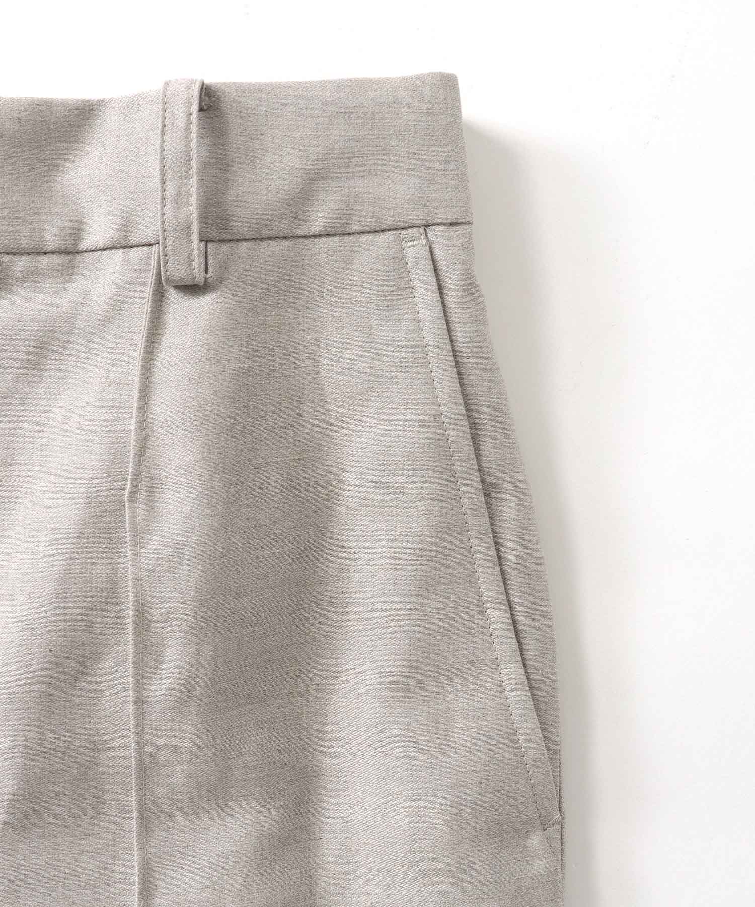 wool linen half pants