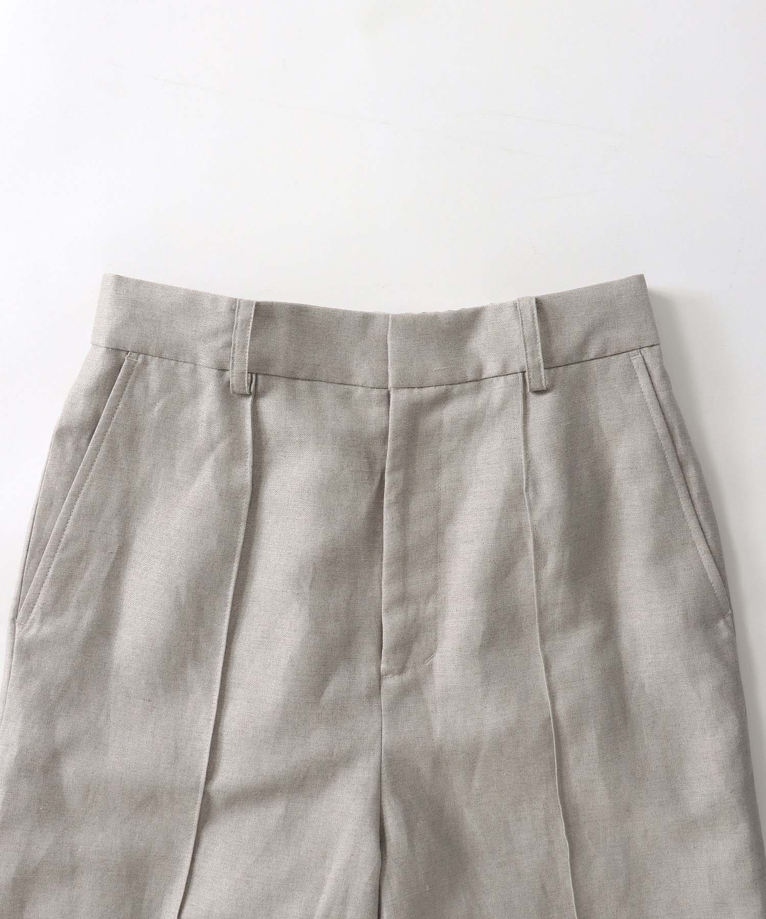 wool linen half pants