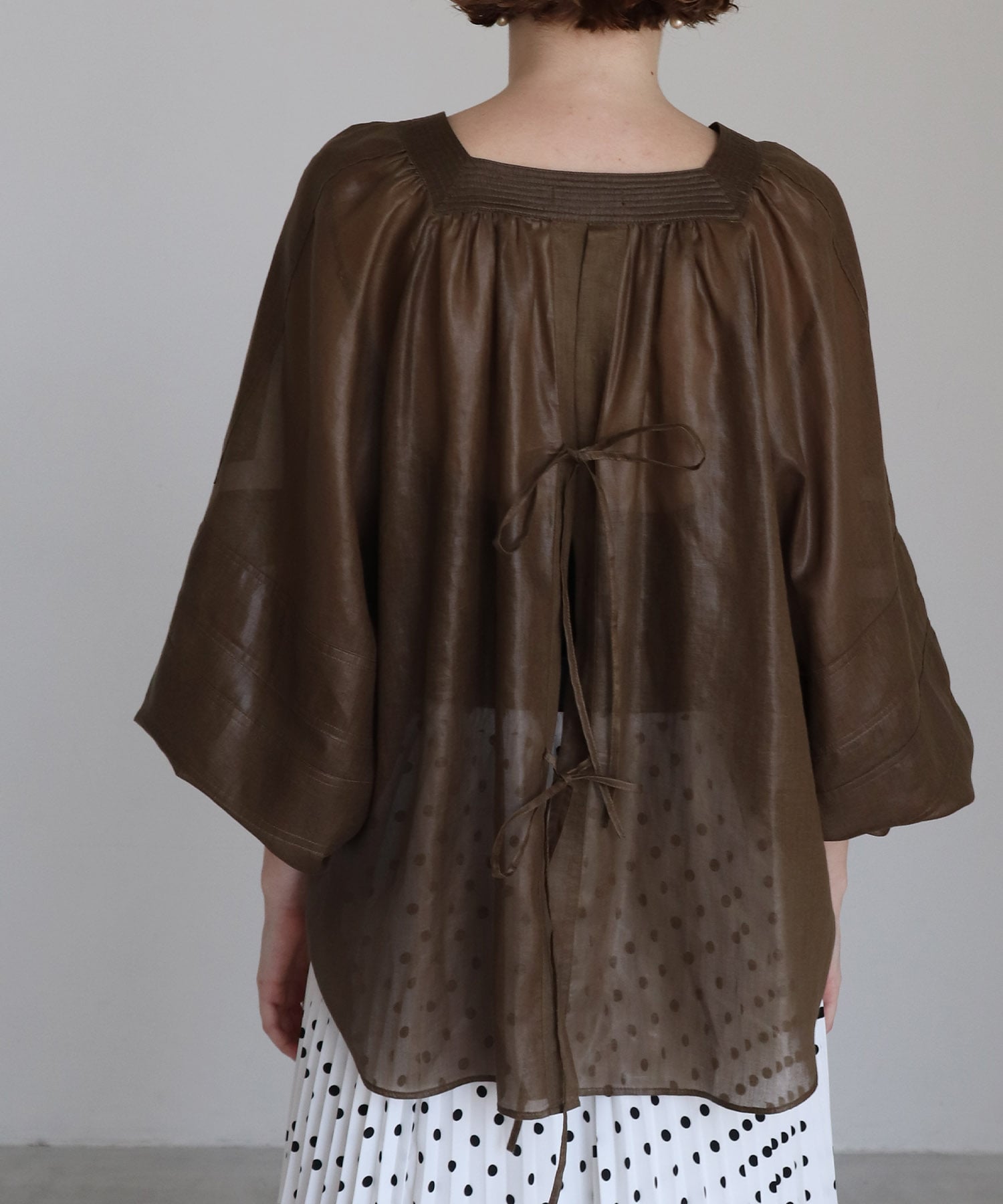 peasants volume sleeve blouse