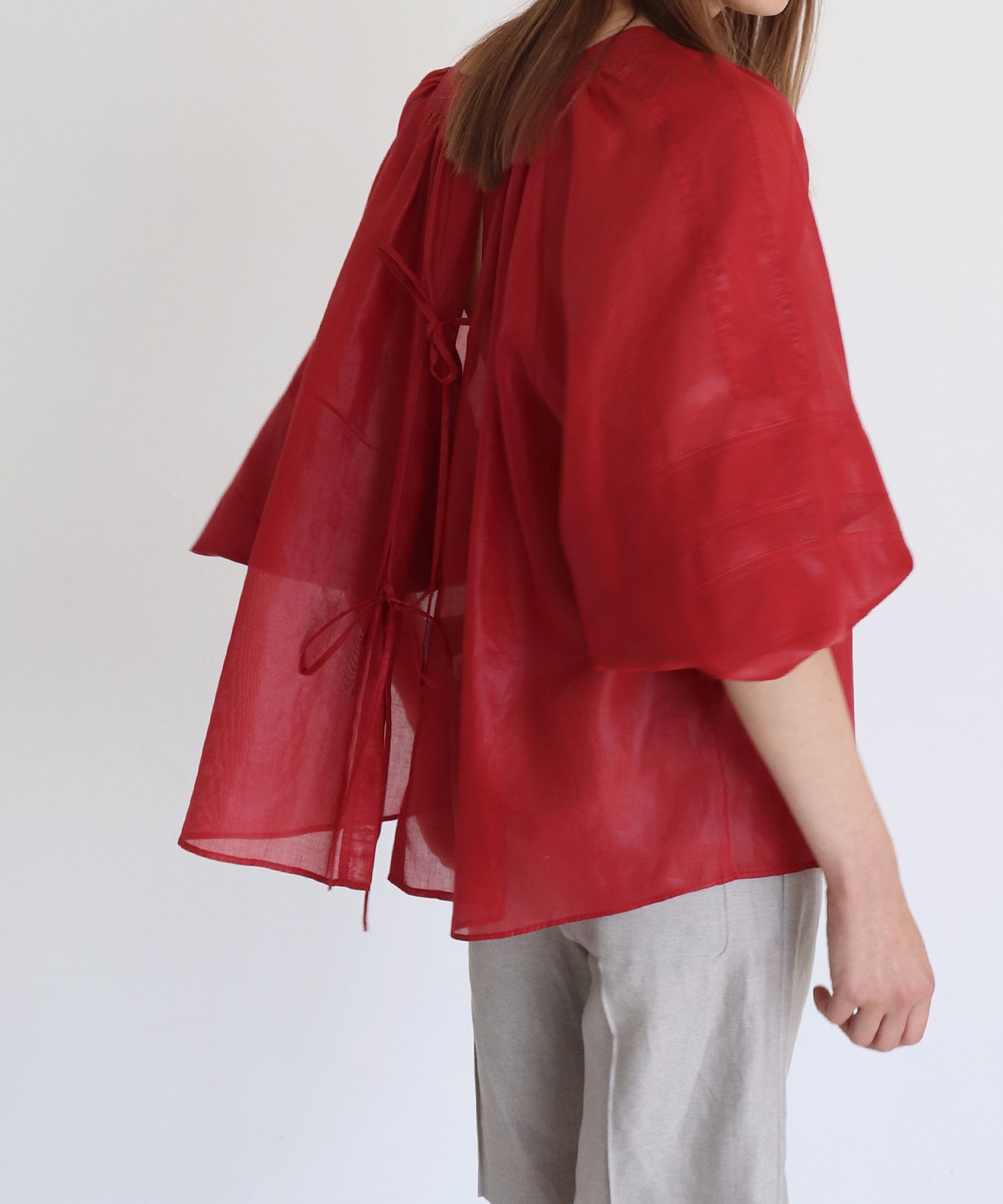 peasants volume sleeve blouse