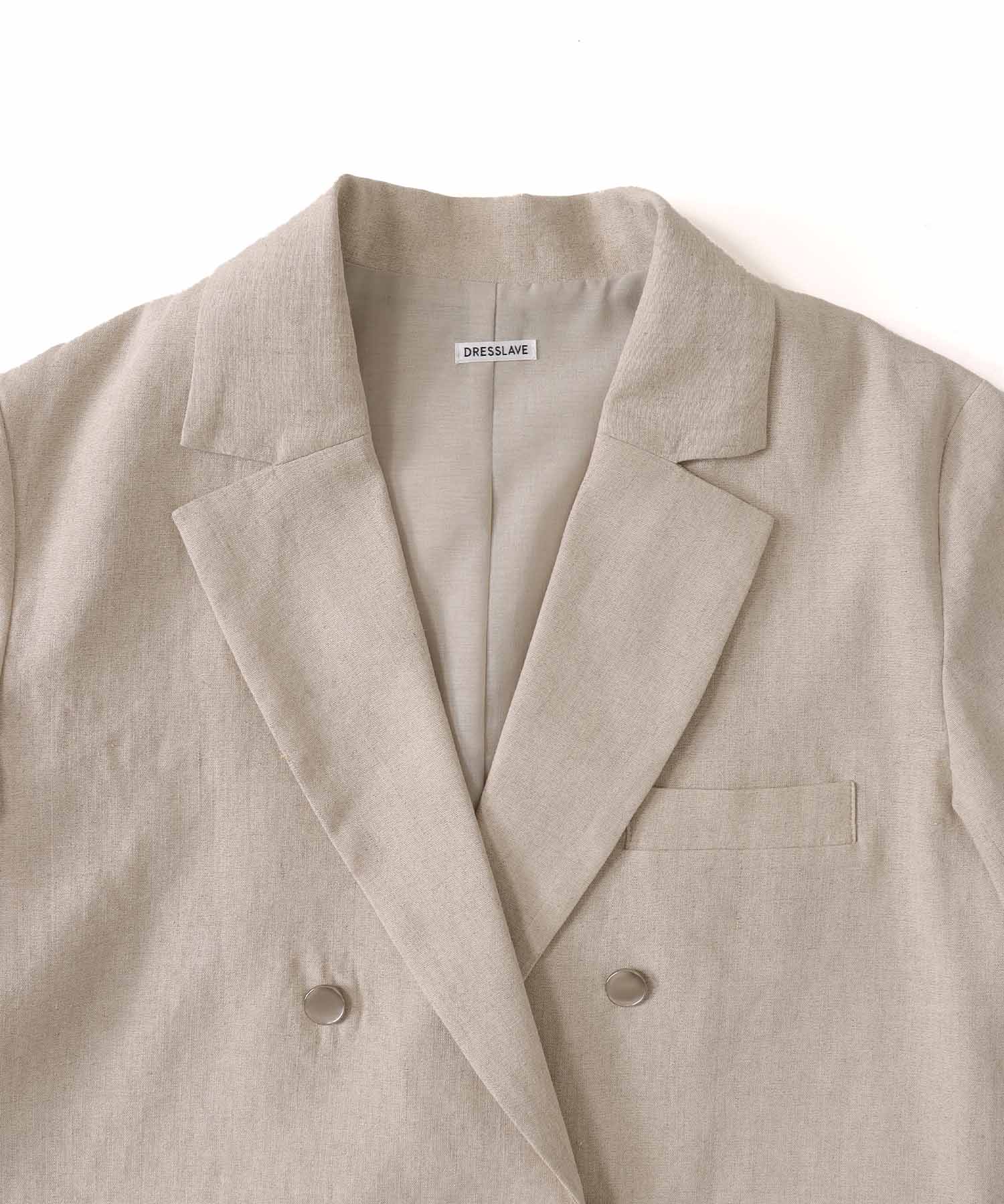 linen double jacket