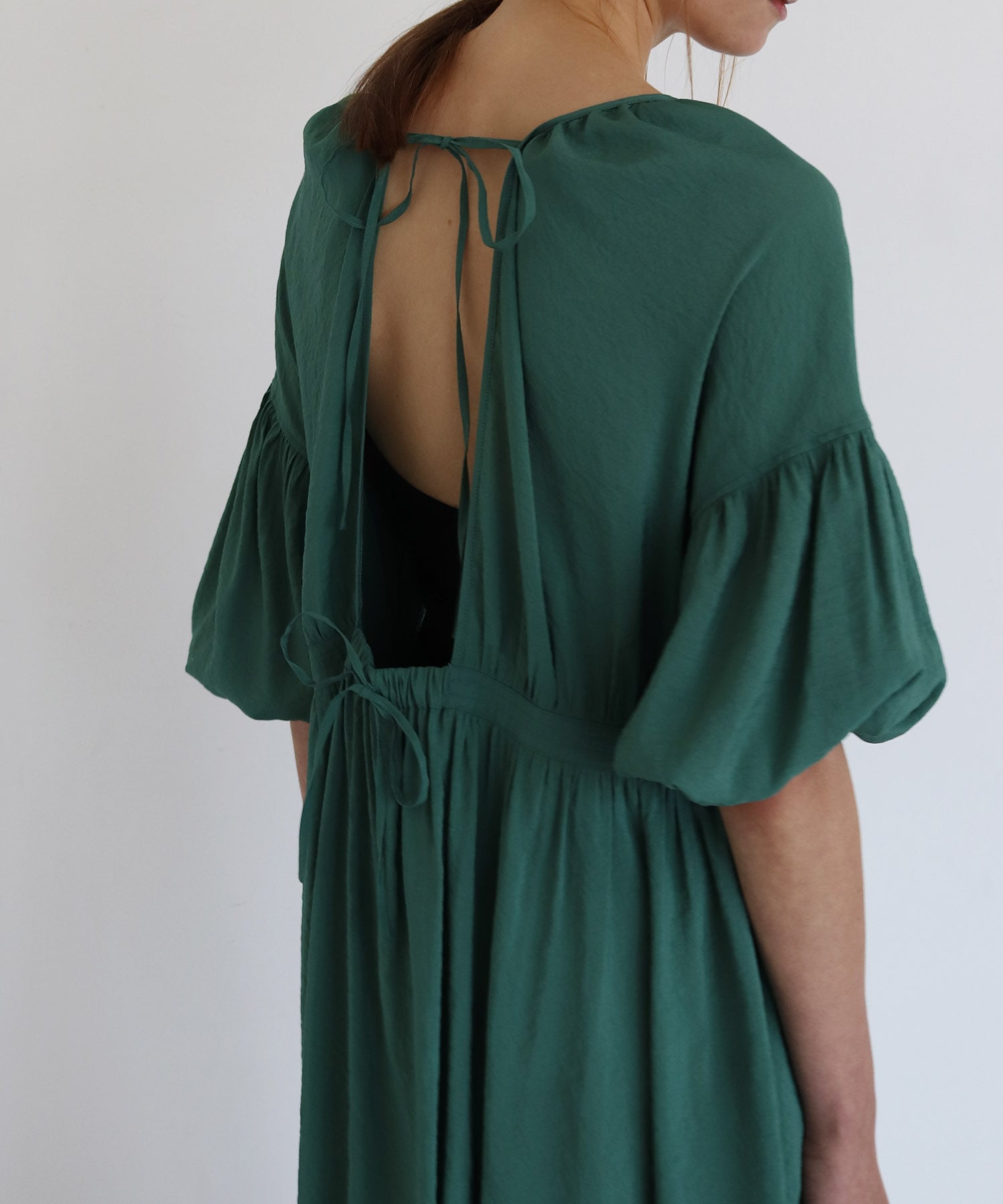 cash-coeur volume sleeve dress