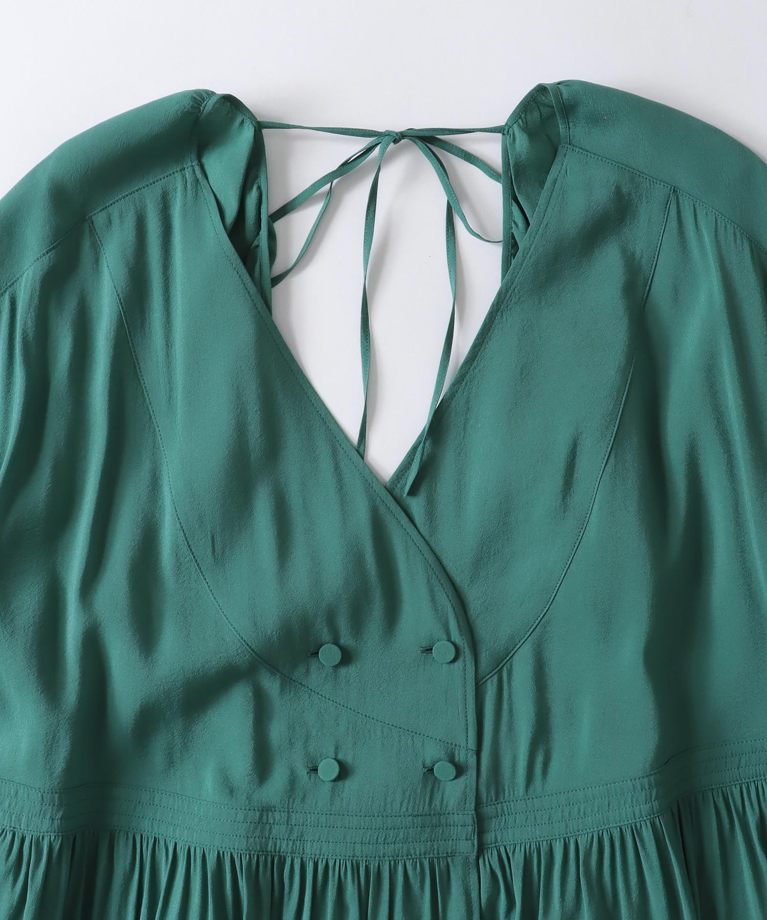 cash-coeur volume sleeve dress