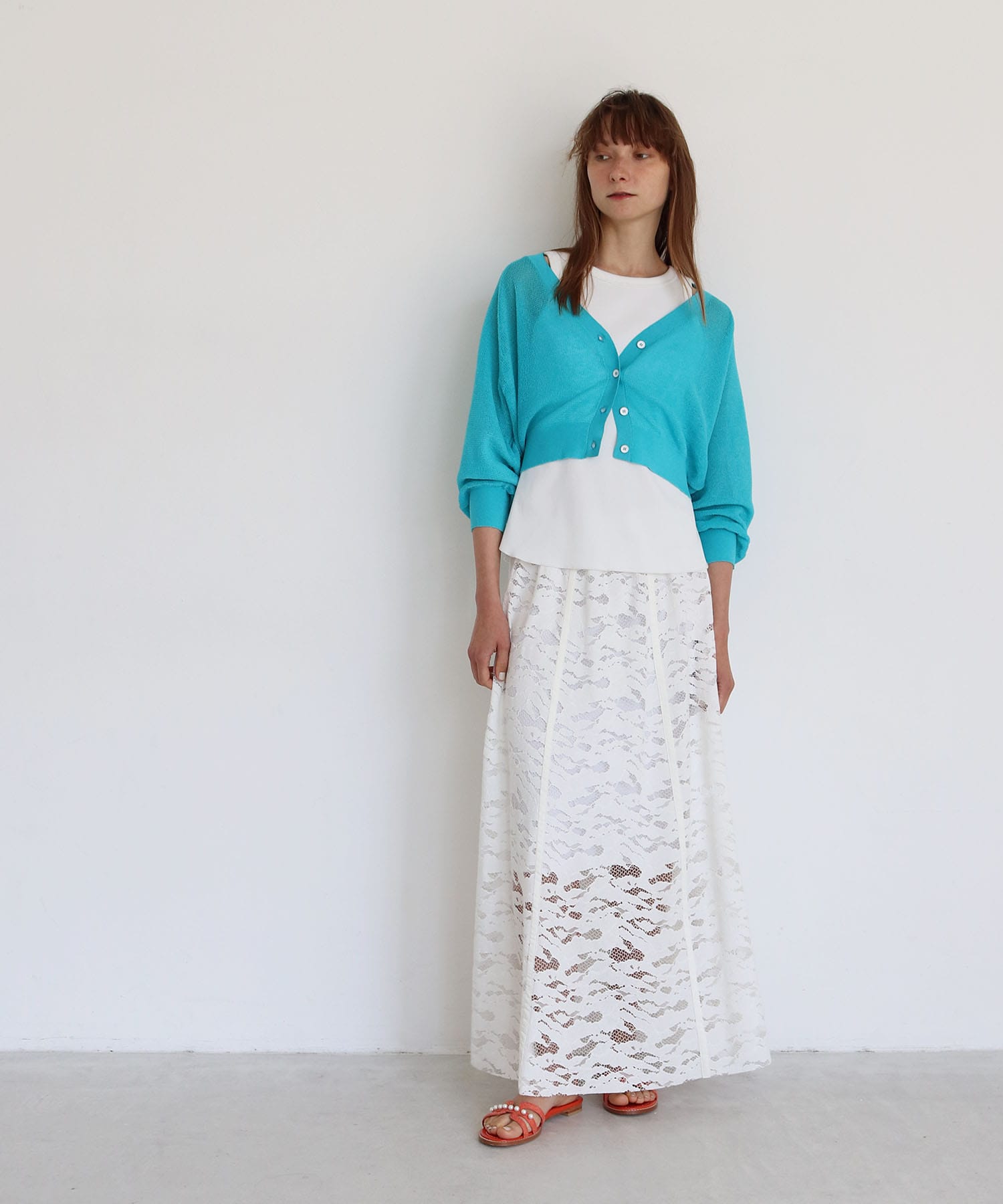 organic cotton race panel skirt