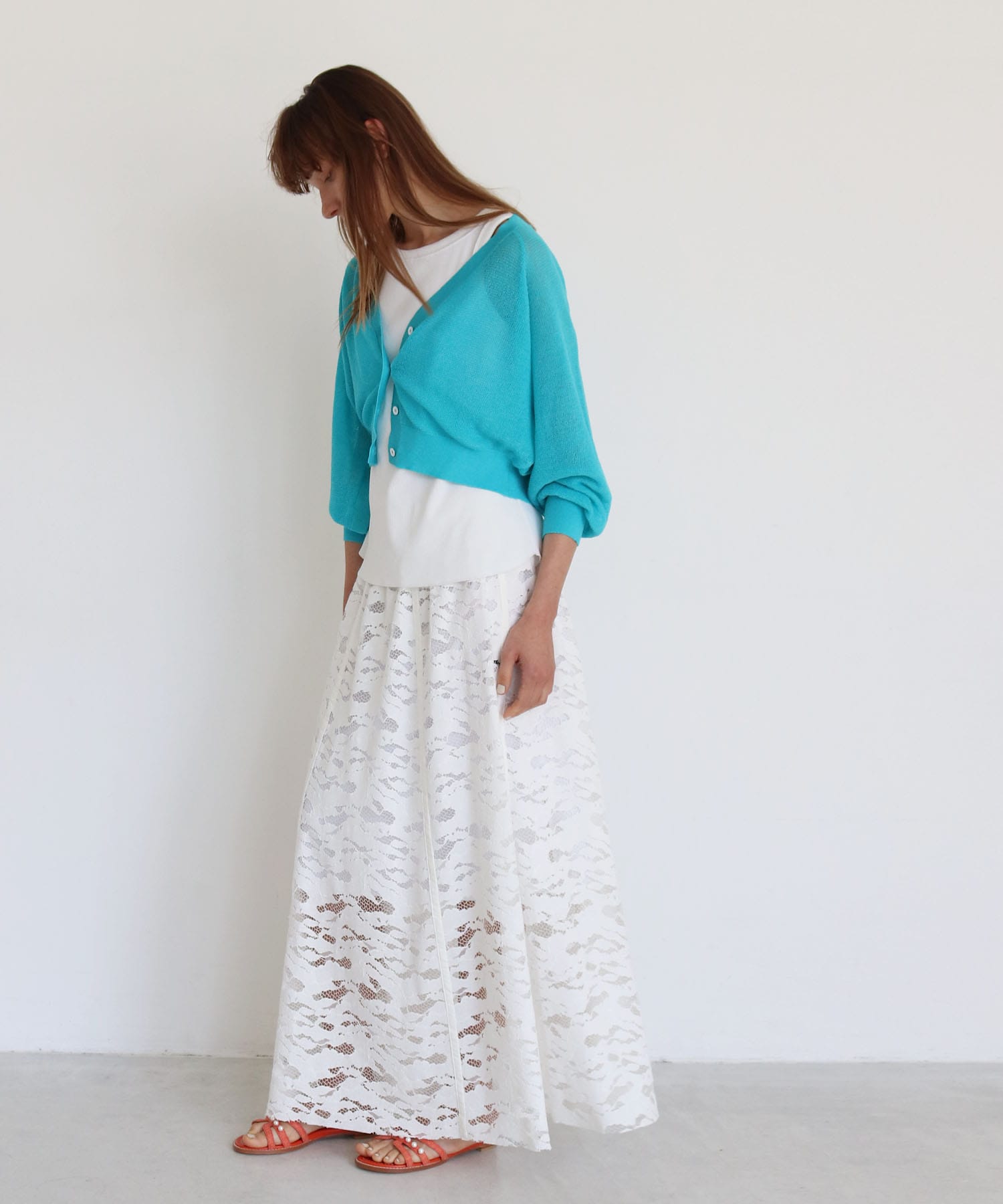 organic cotton race panel skirt