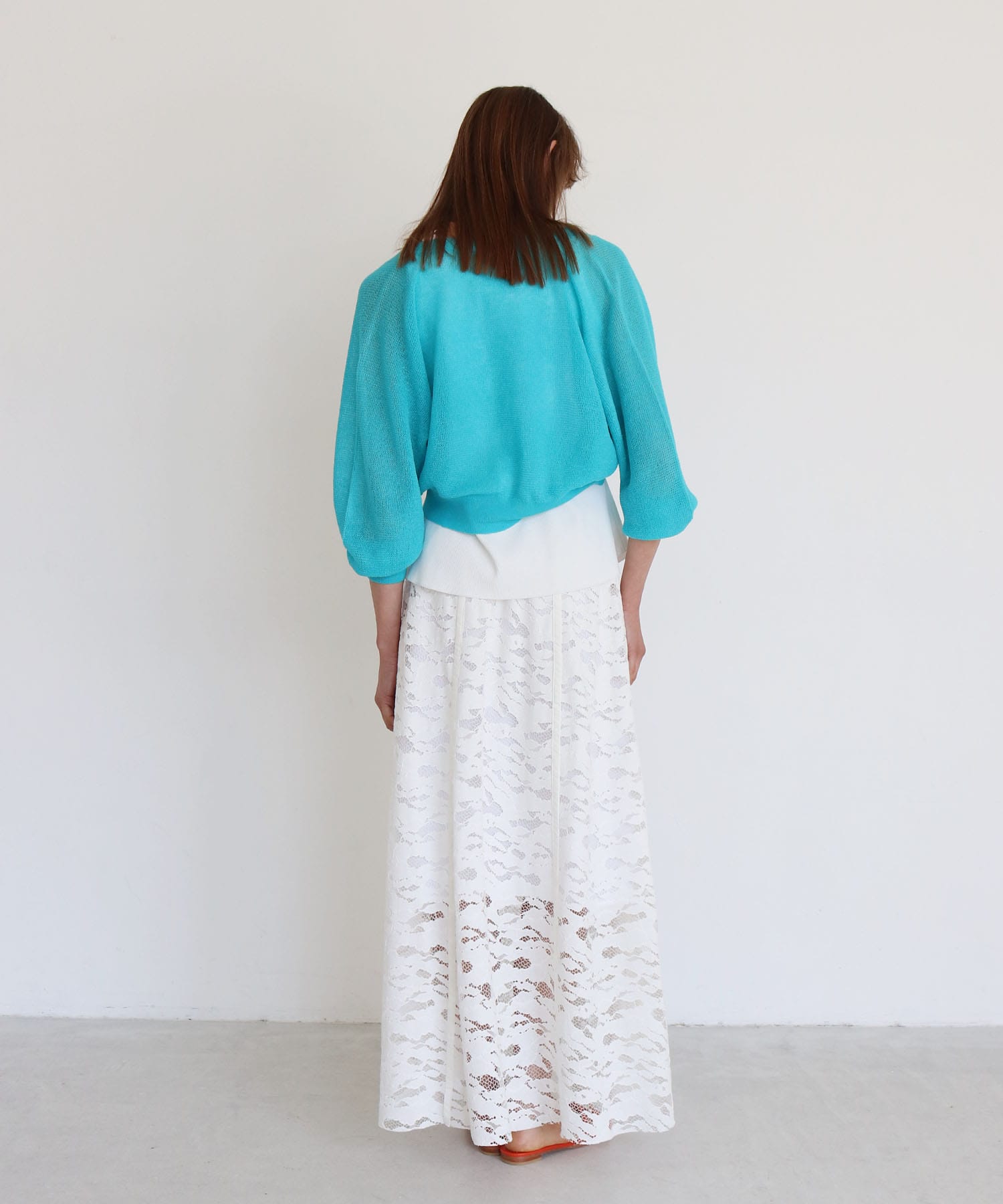 organic cotton race panel skirt