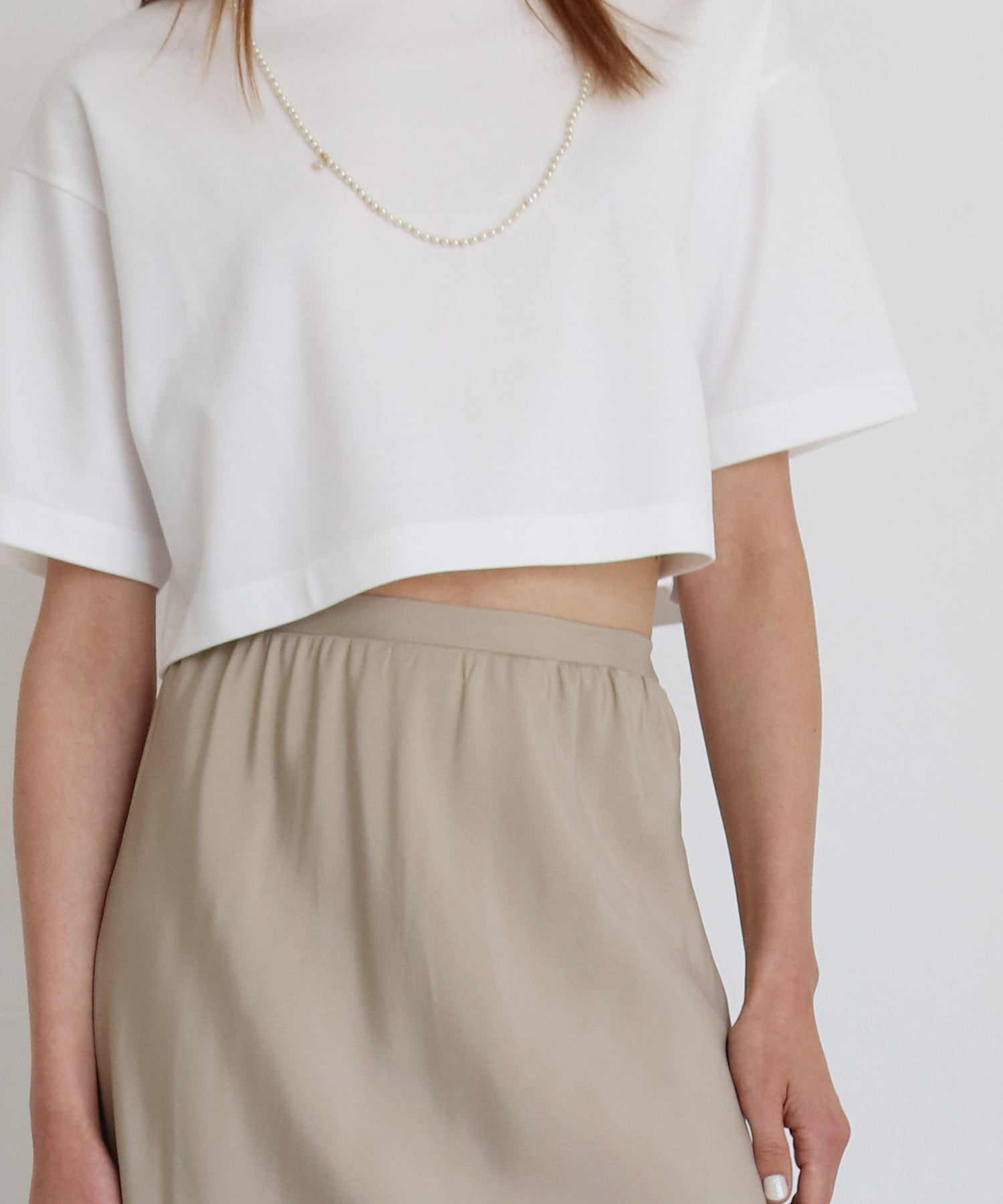 fibril chambray flare skirt