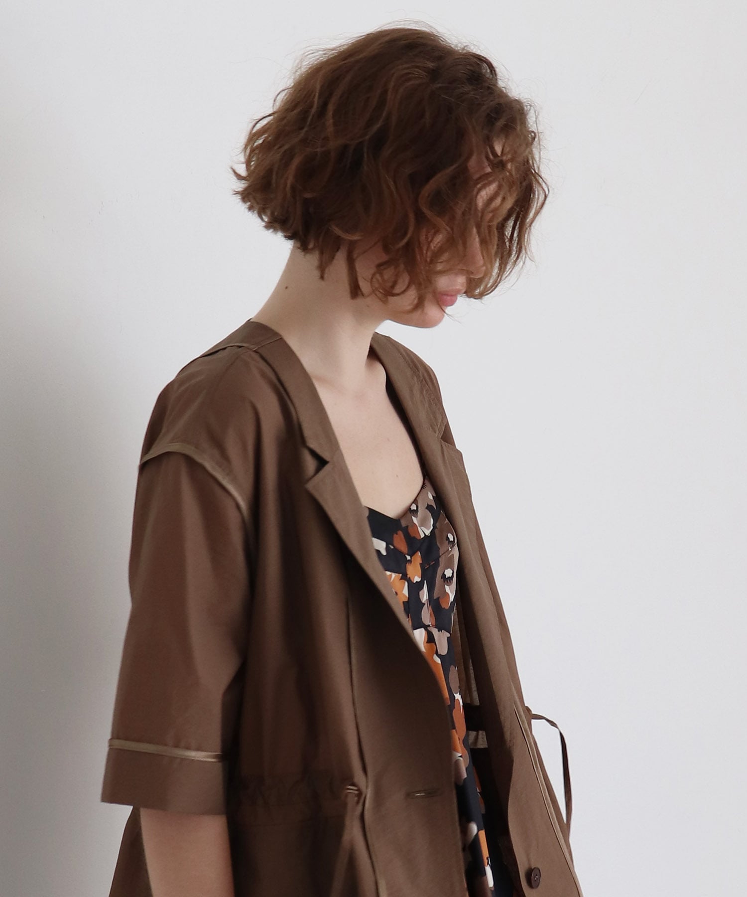 inside out half sleeve jacket