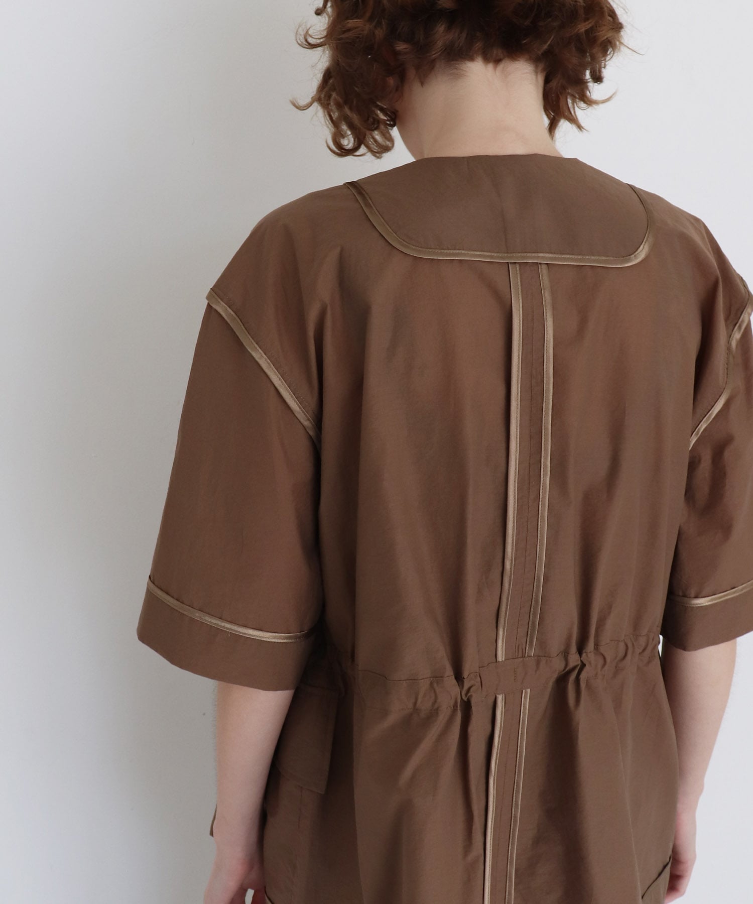 inside out half sleeve jacket