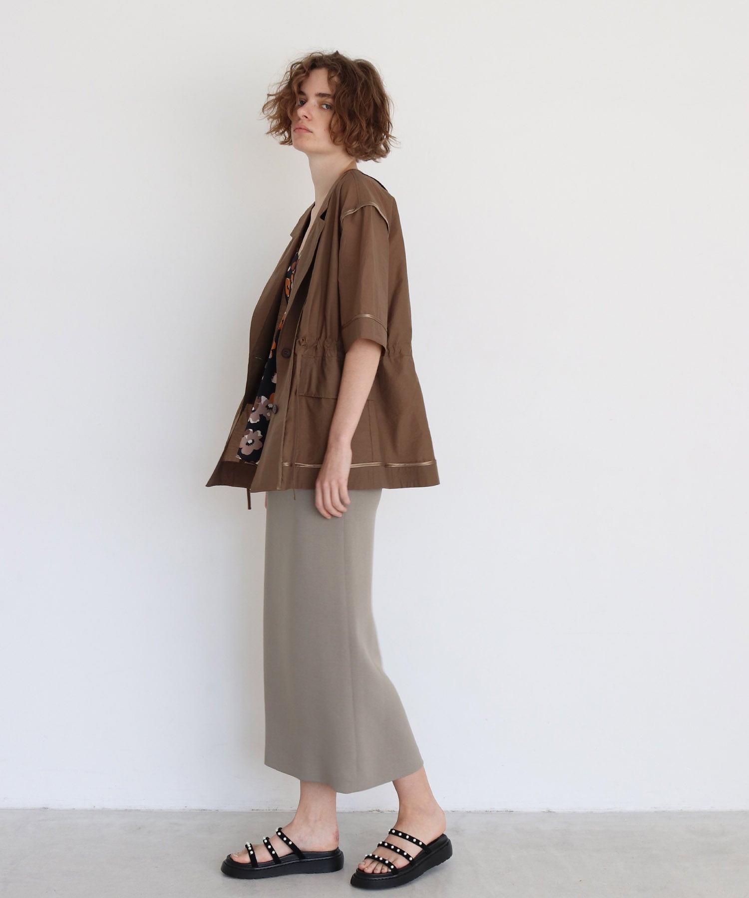 inside out half sleeve jacket