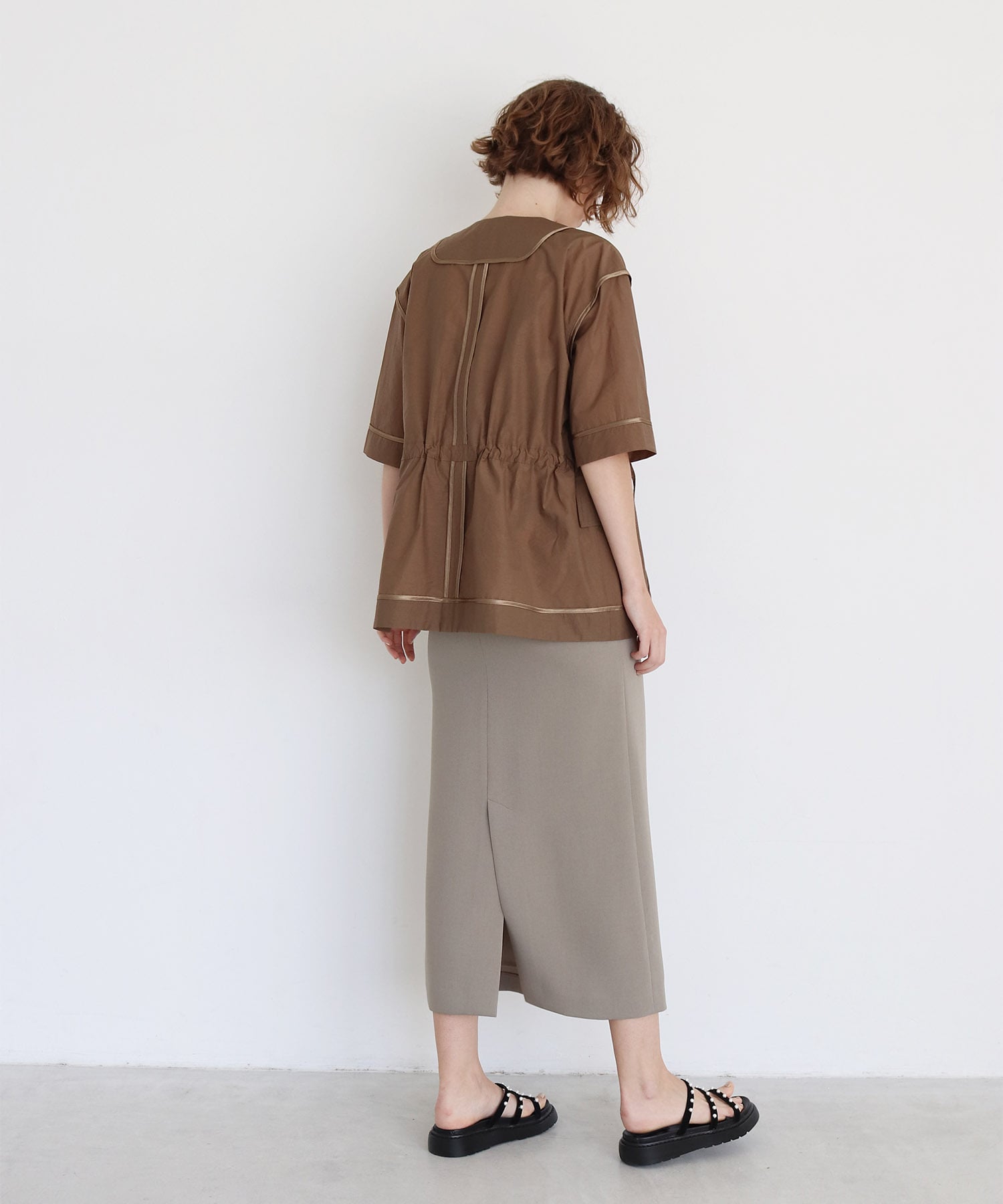inside out half sleeve jacket