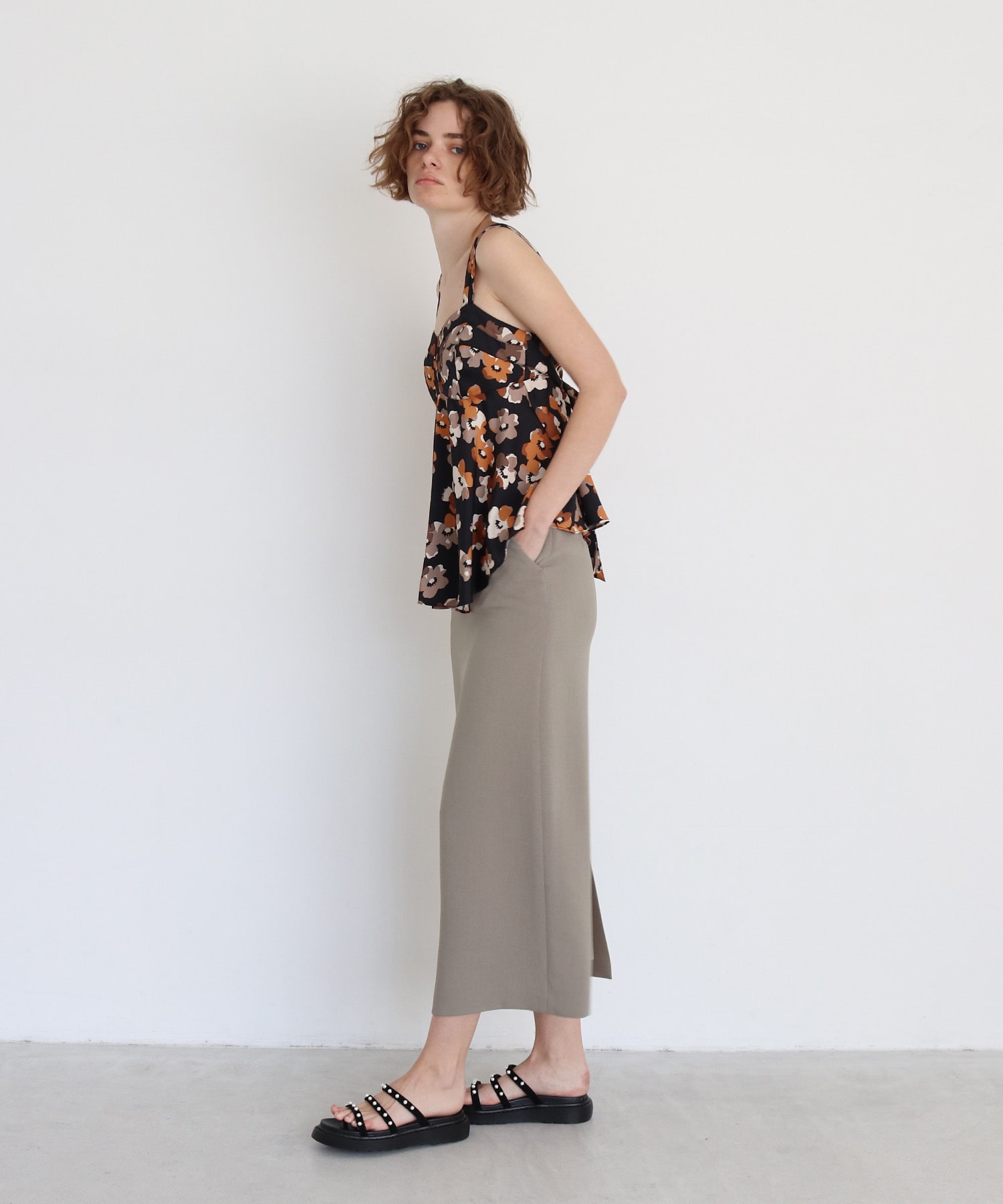 double cross pencil skirt