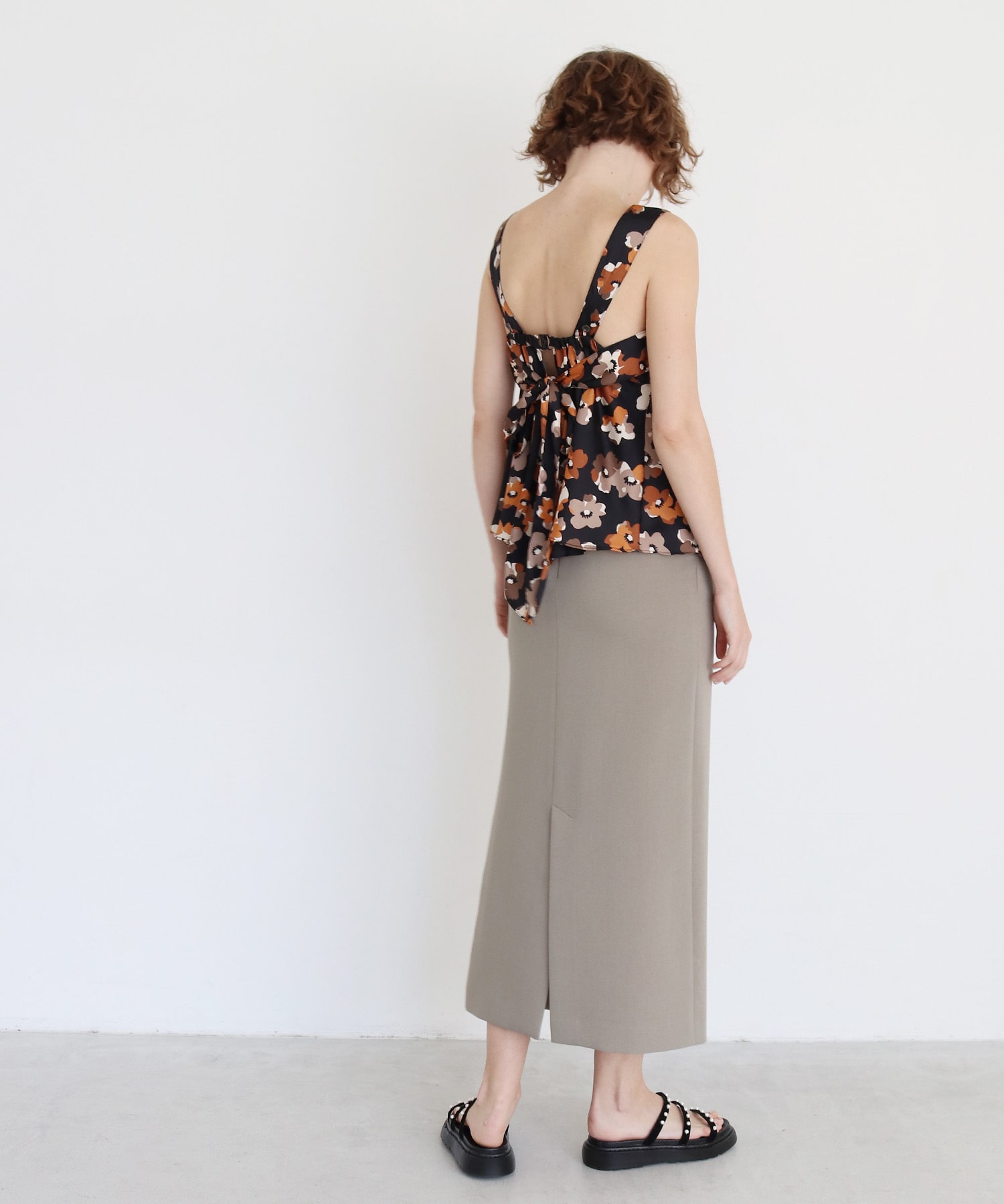 double cross pencil skirt