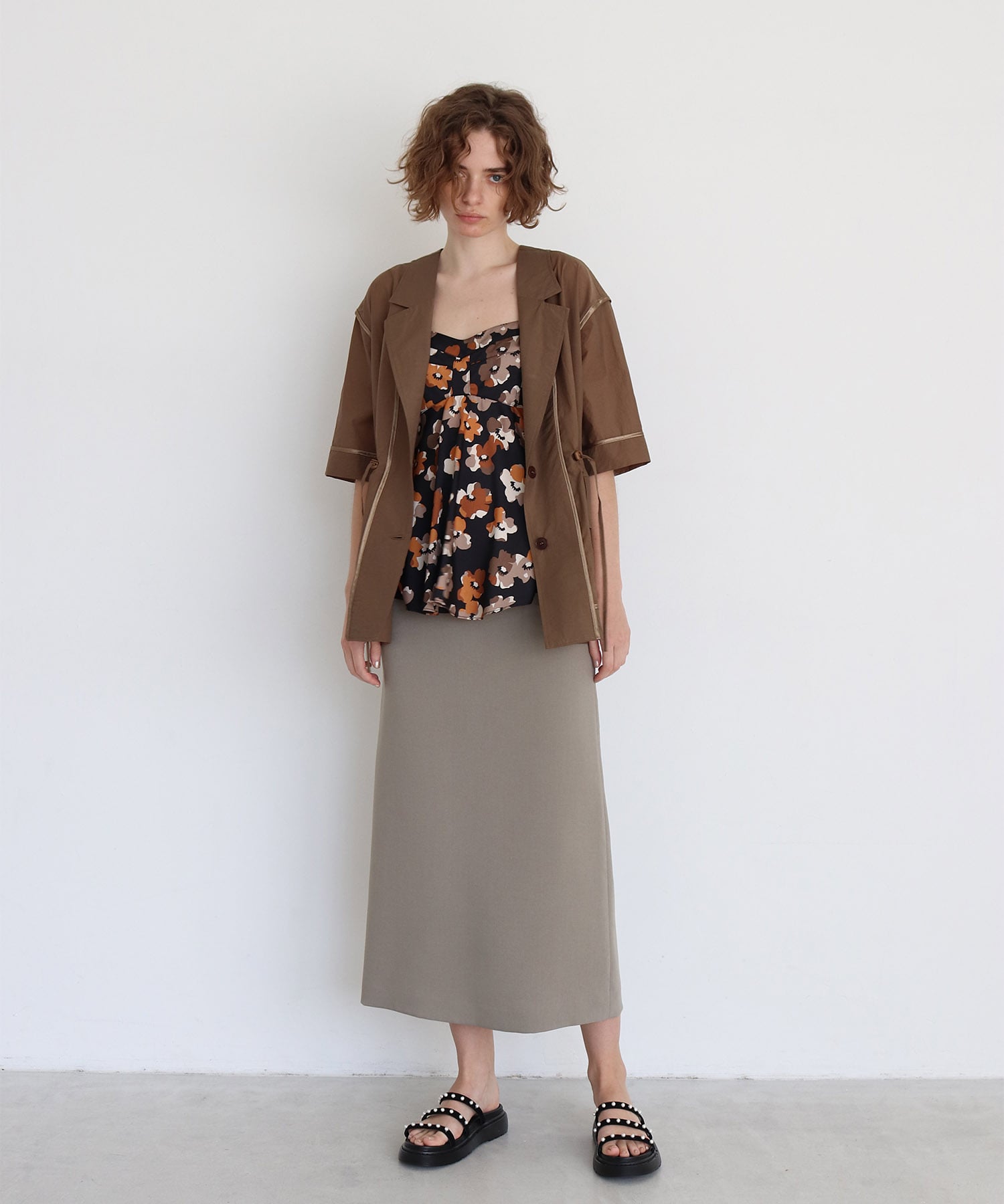 double cross pencil skirt