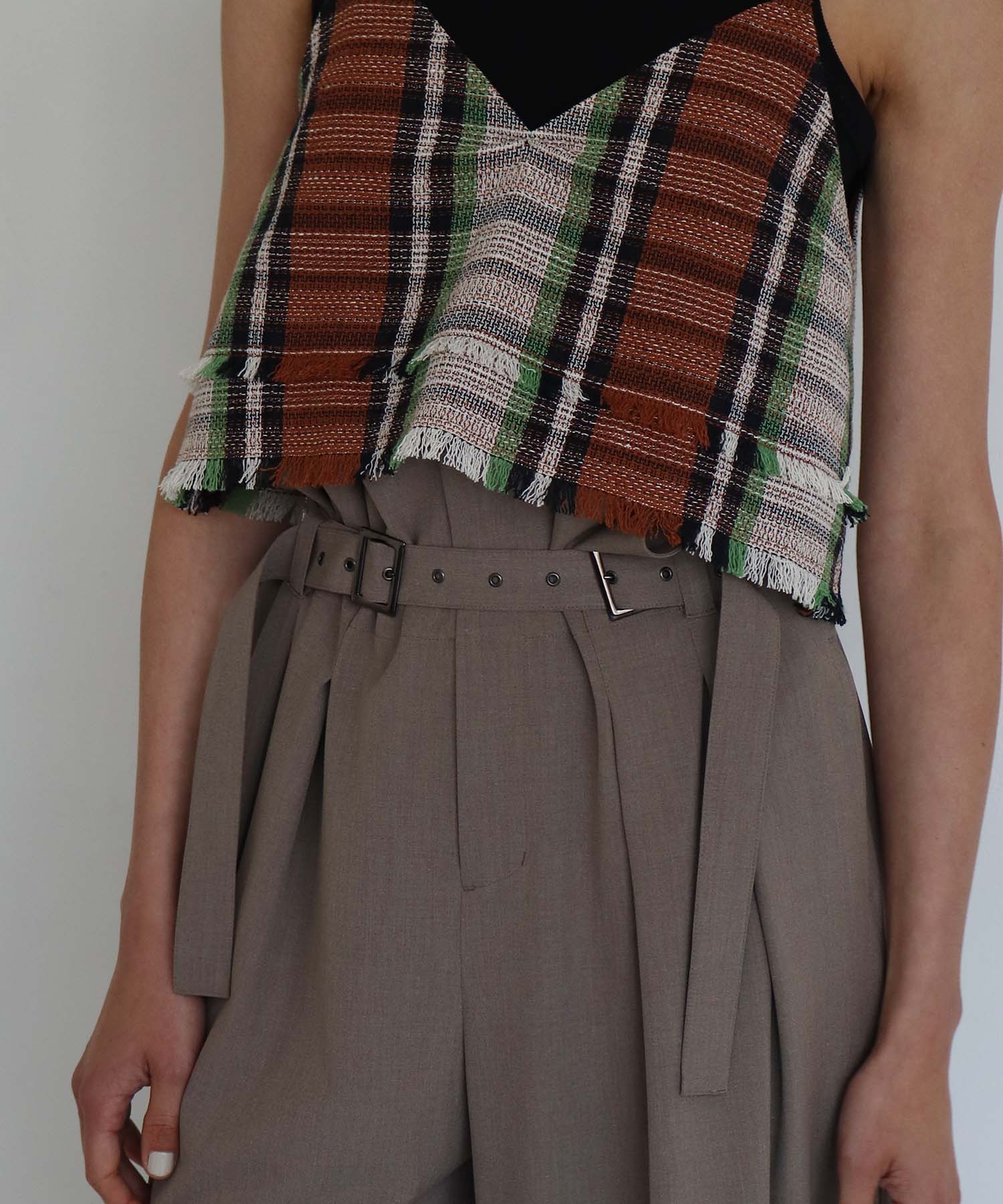 T/R stretch baggy pants