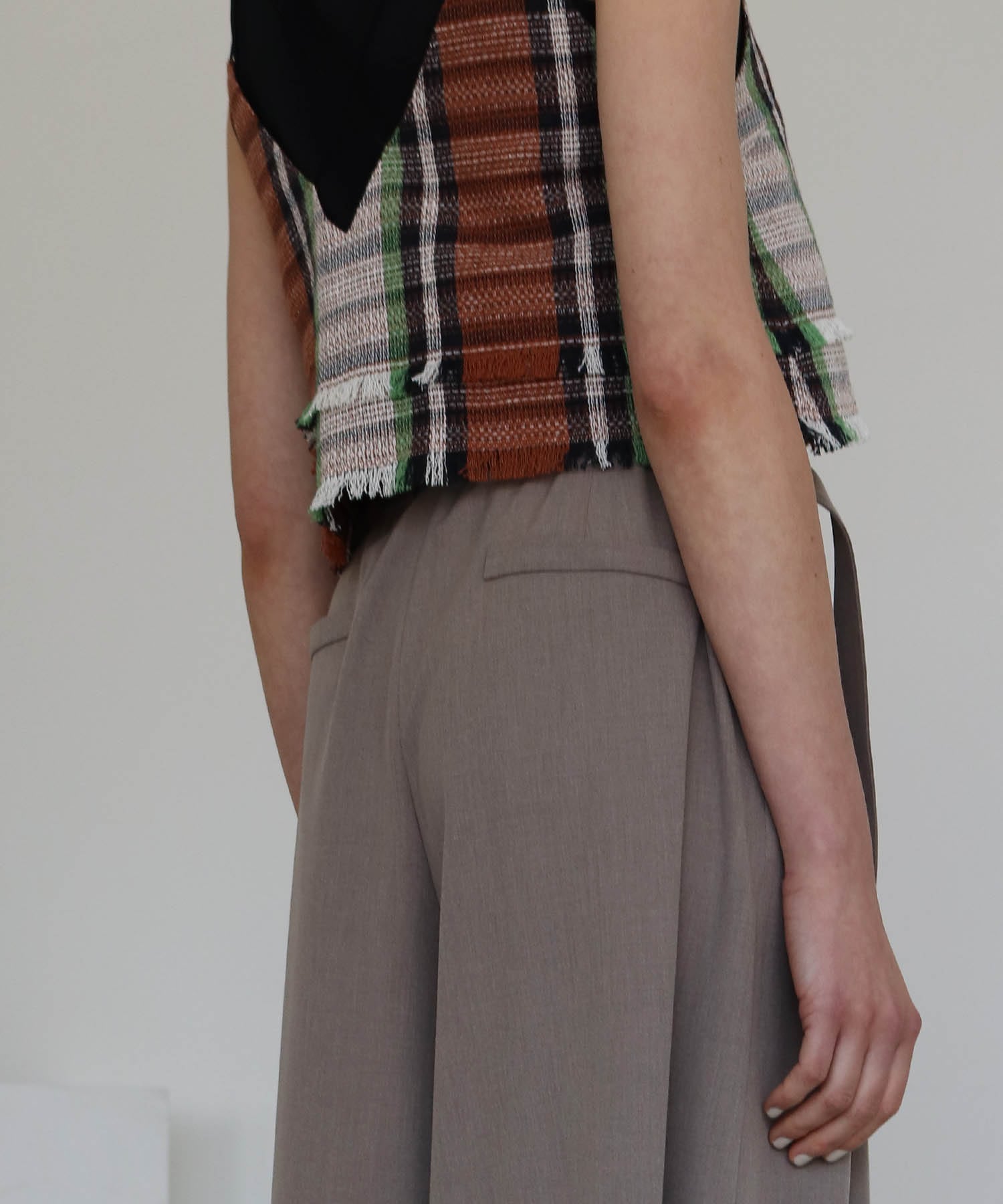 T/R stretch baggy pants