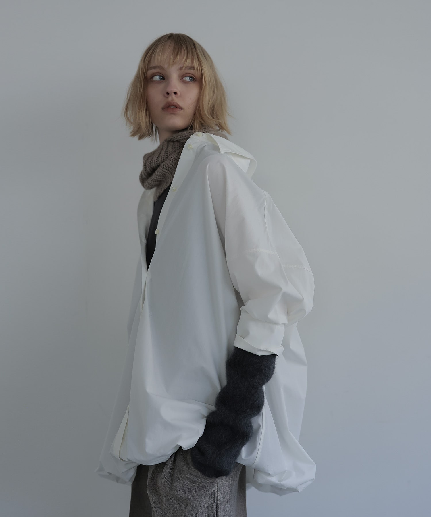 typewriter ×jersey join blouse | AND ON JIONE STORE(アンドオン