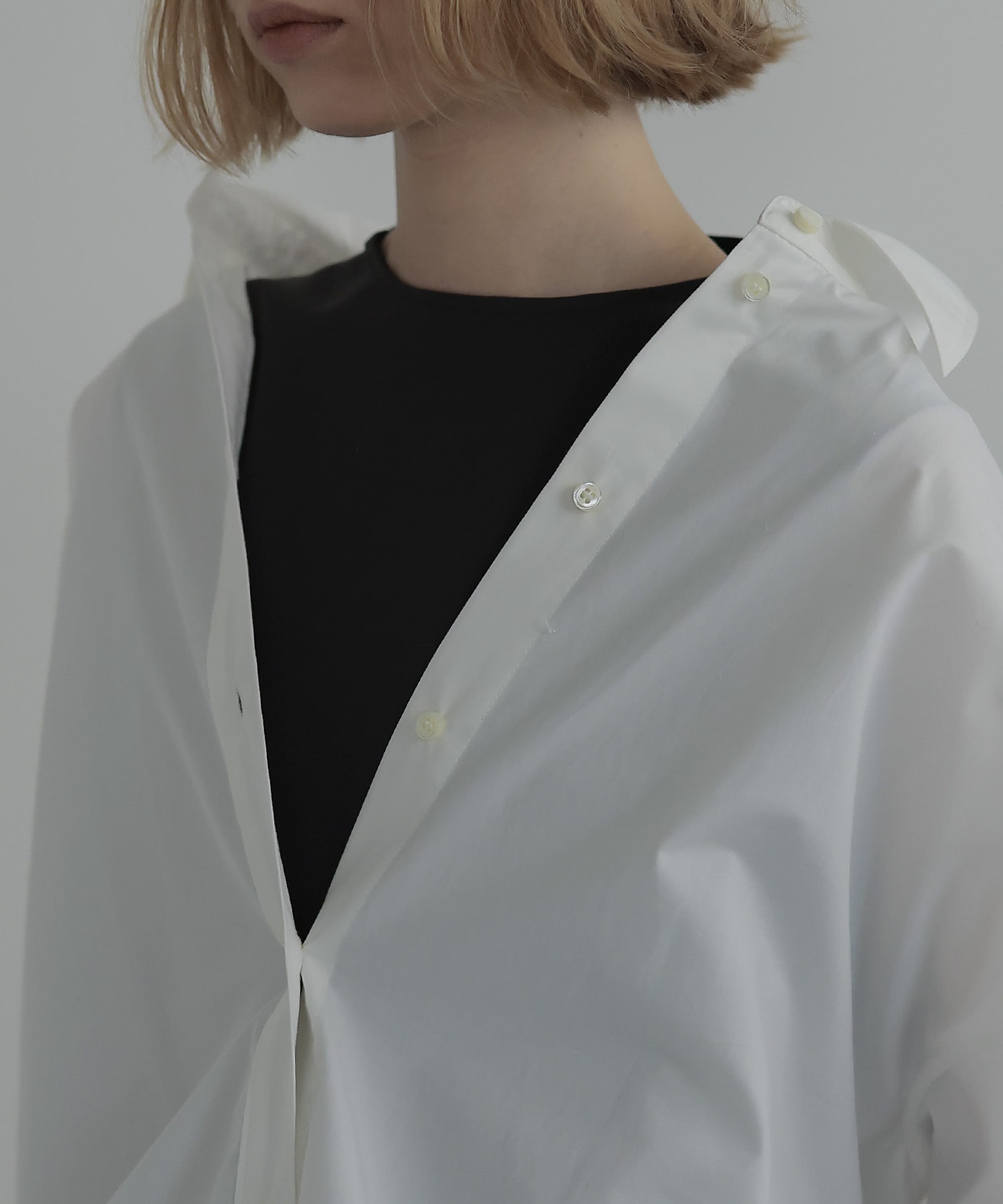 typewriter ×jersey join blouse | AND ON JIONE STORE(アンドオン