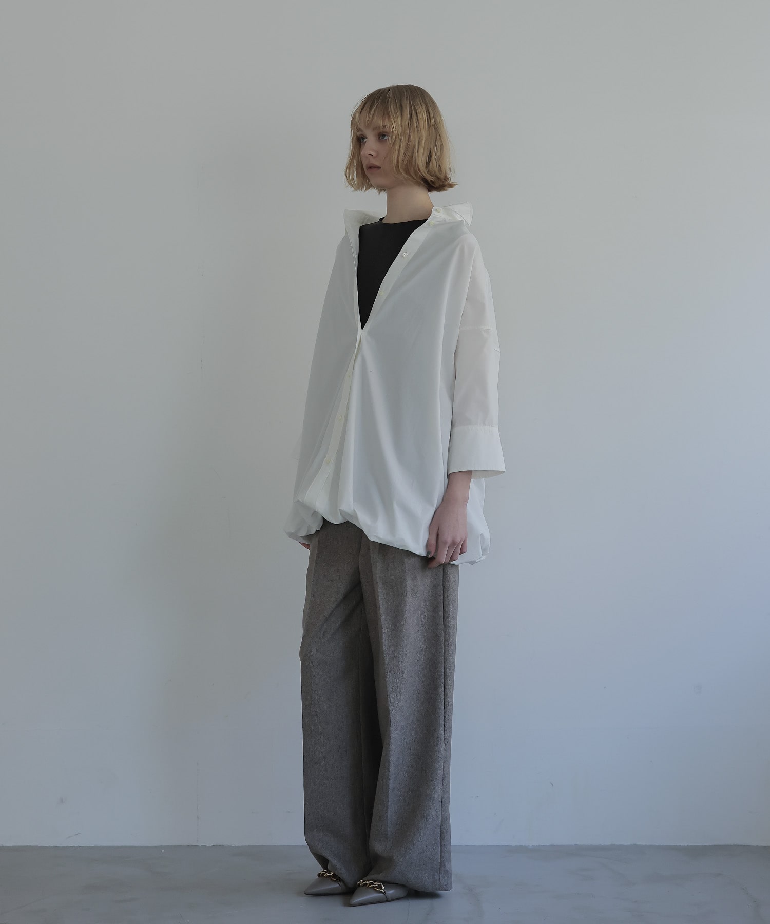 typewriter ×jersey join blouse | AND ON JIONE STORE(アンドオン