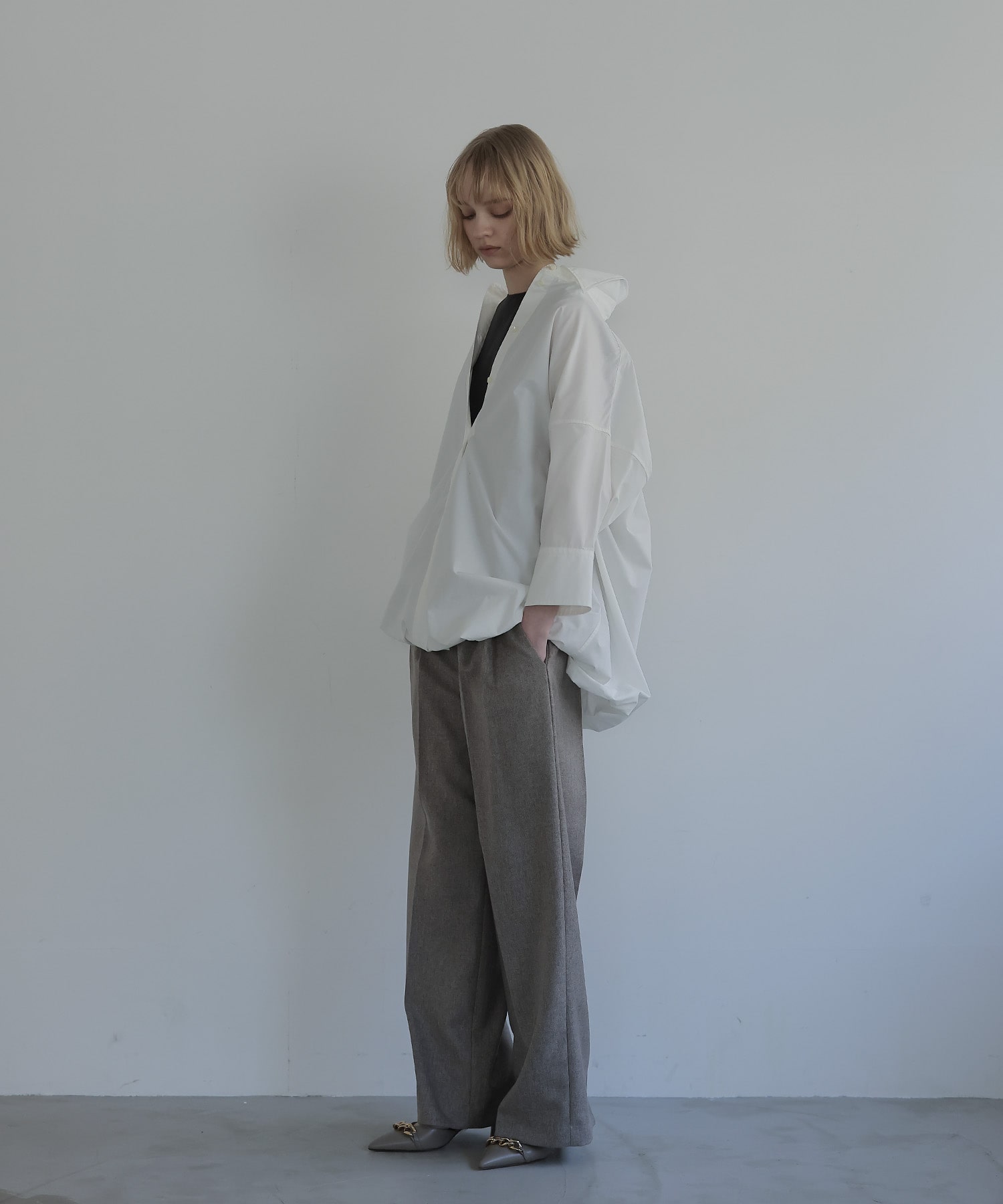 typewriter ×jersey join blouse | AND ON JIONE STORE(アンドオン