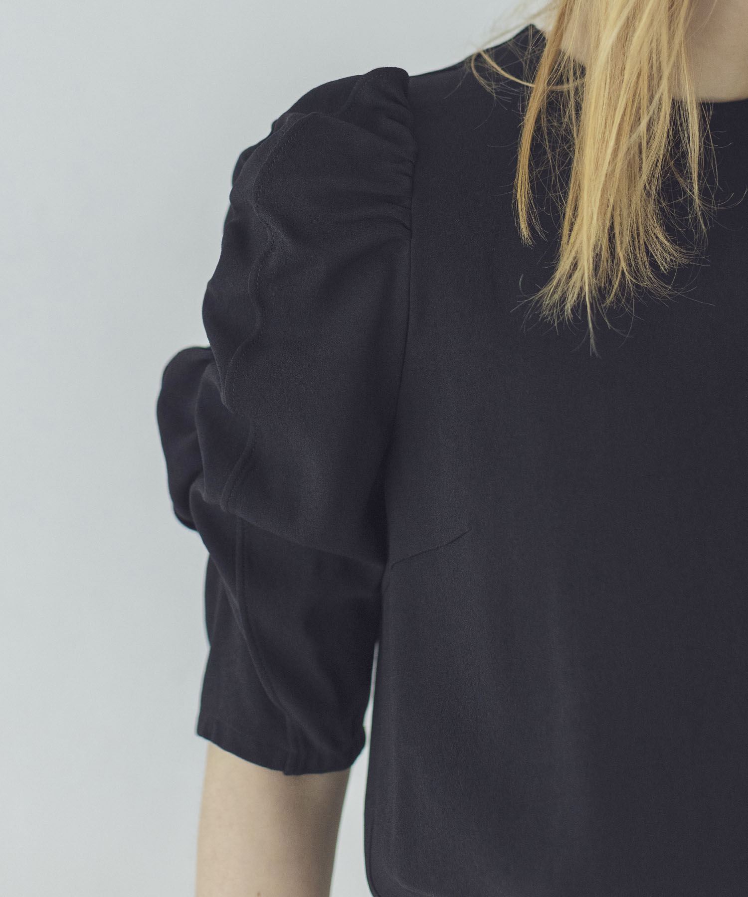 acetate heritage fril blouse