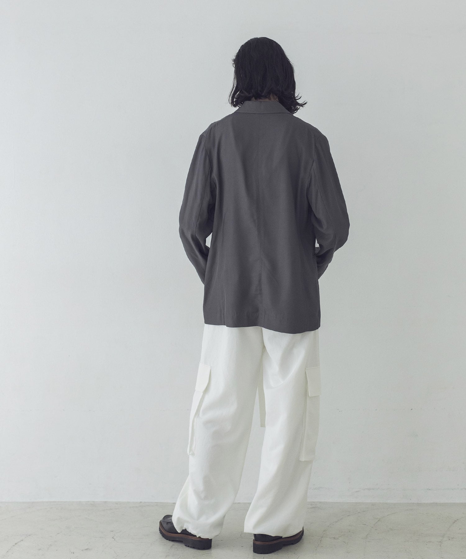rayon relax tailored jacket