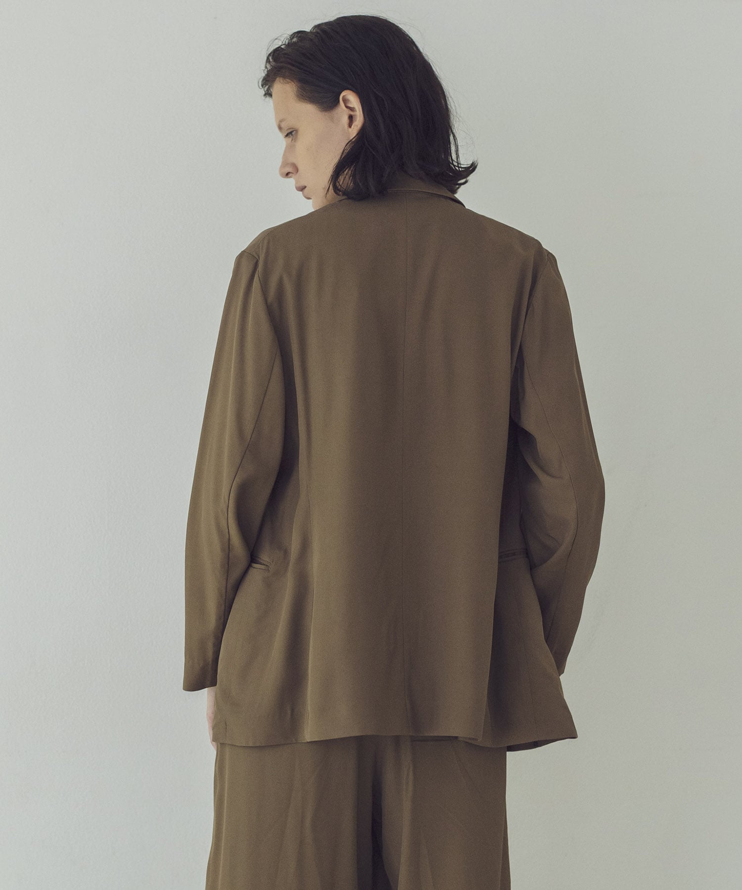 rayon relax tailored jacket